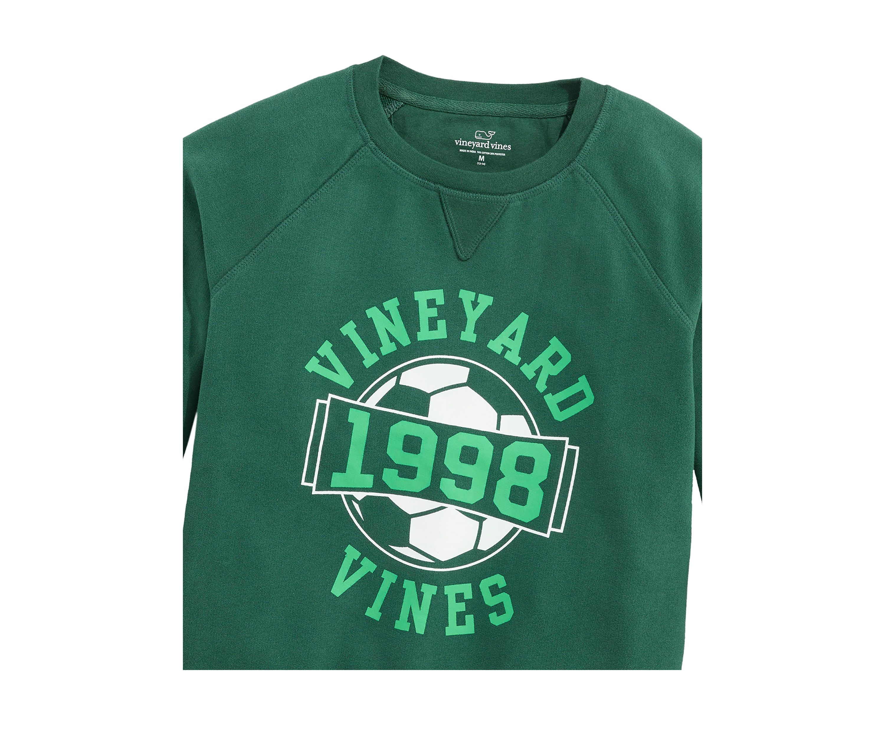 Boys 8-20 Graphic Crew Neck Pullover