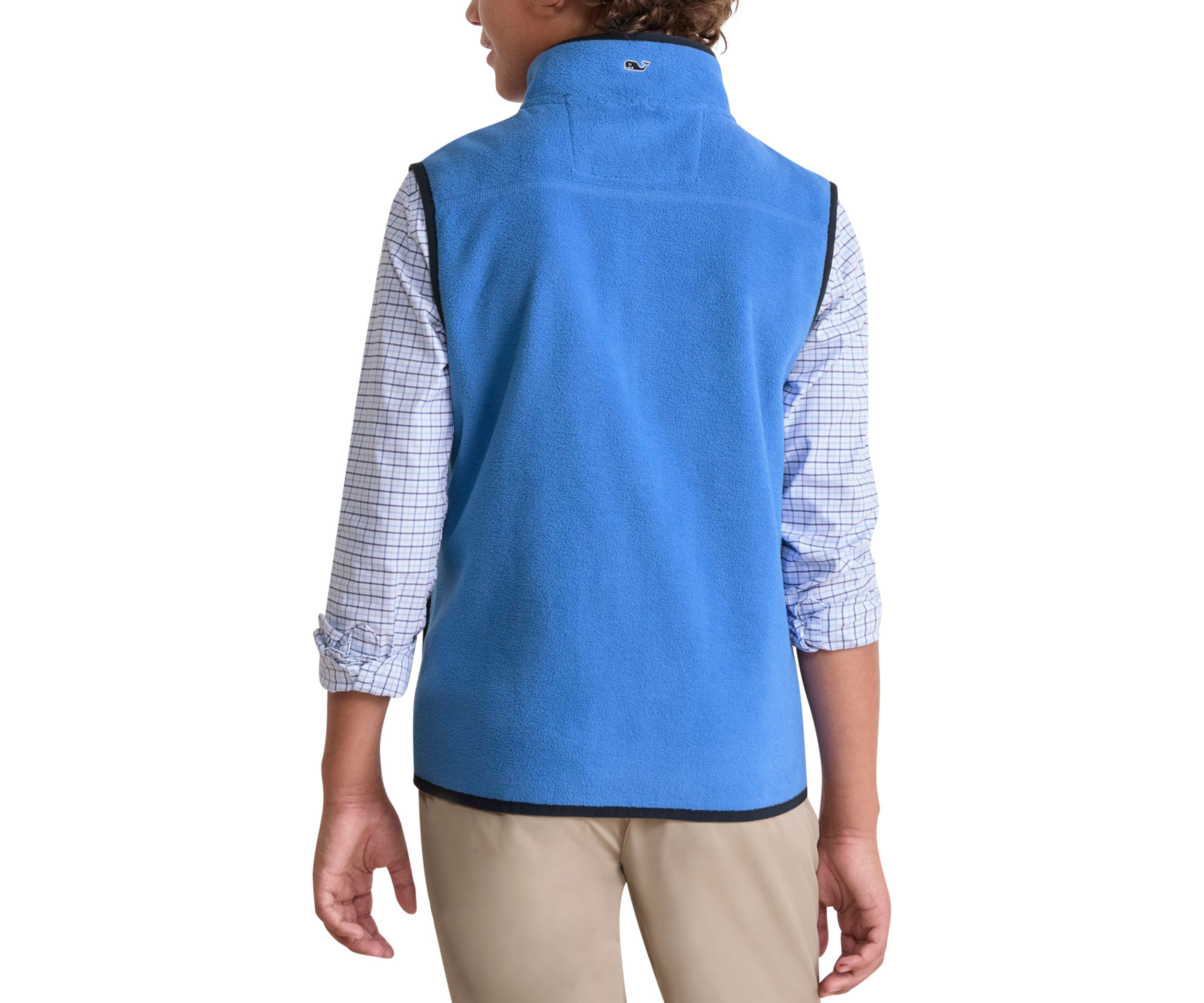 Boys 8-20 Harbor Fleece Zip Up Vest 