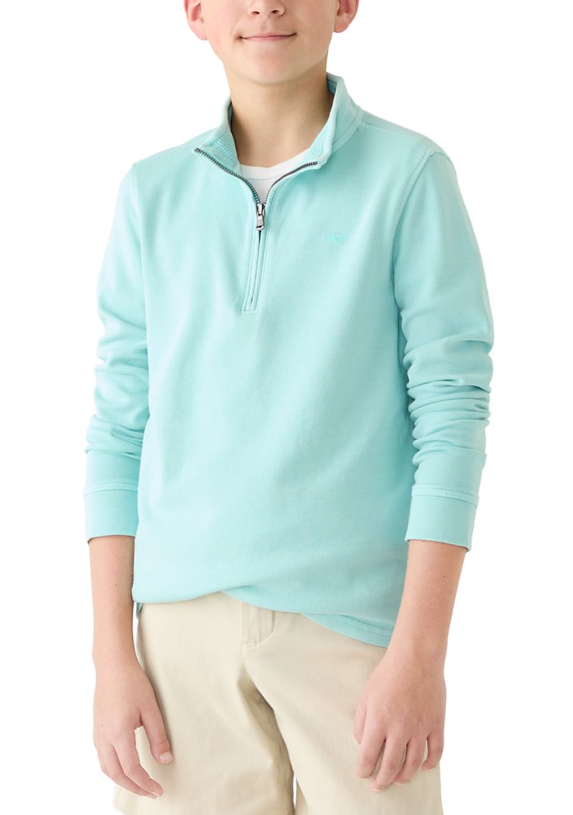 Vineyard Vines Boys 8-20 Coastline Garment Dyed 1/4 Zip Jackt | Belk
