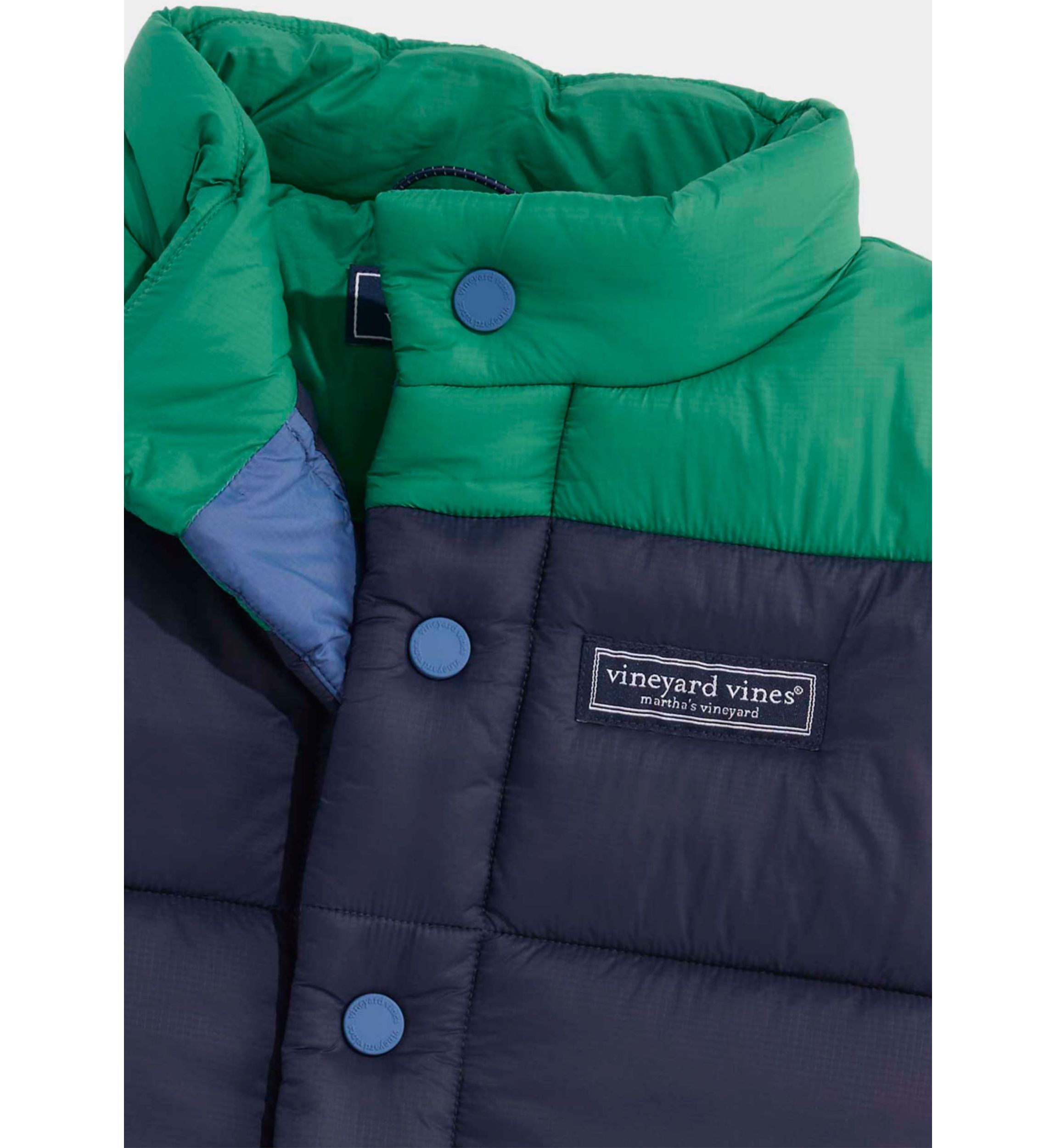 Boys 8-20 Novelty Color Blocked Puffer Vest