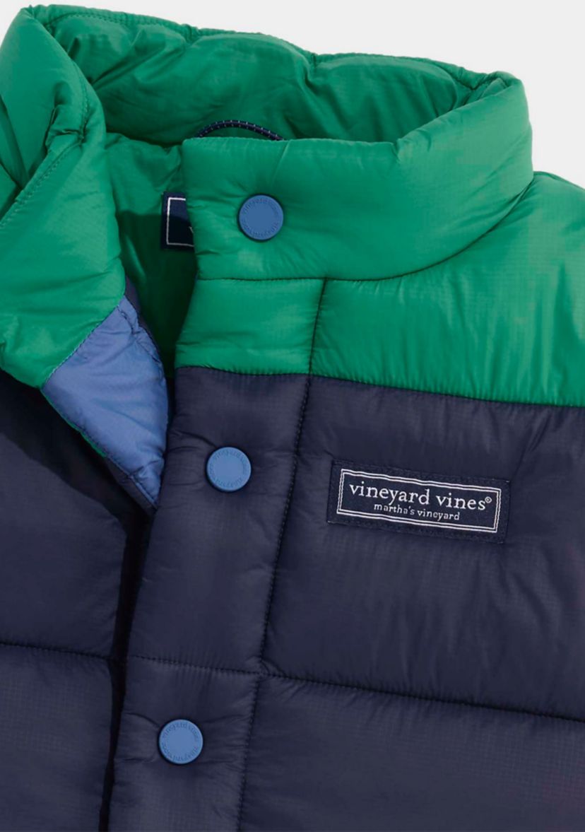 Boys 8-20 Novelty Color Blocked Puffer Vest