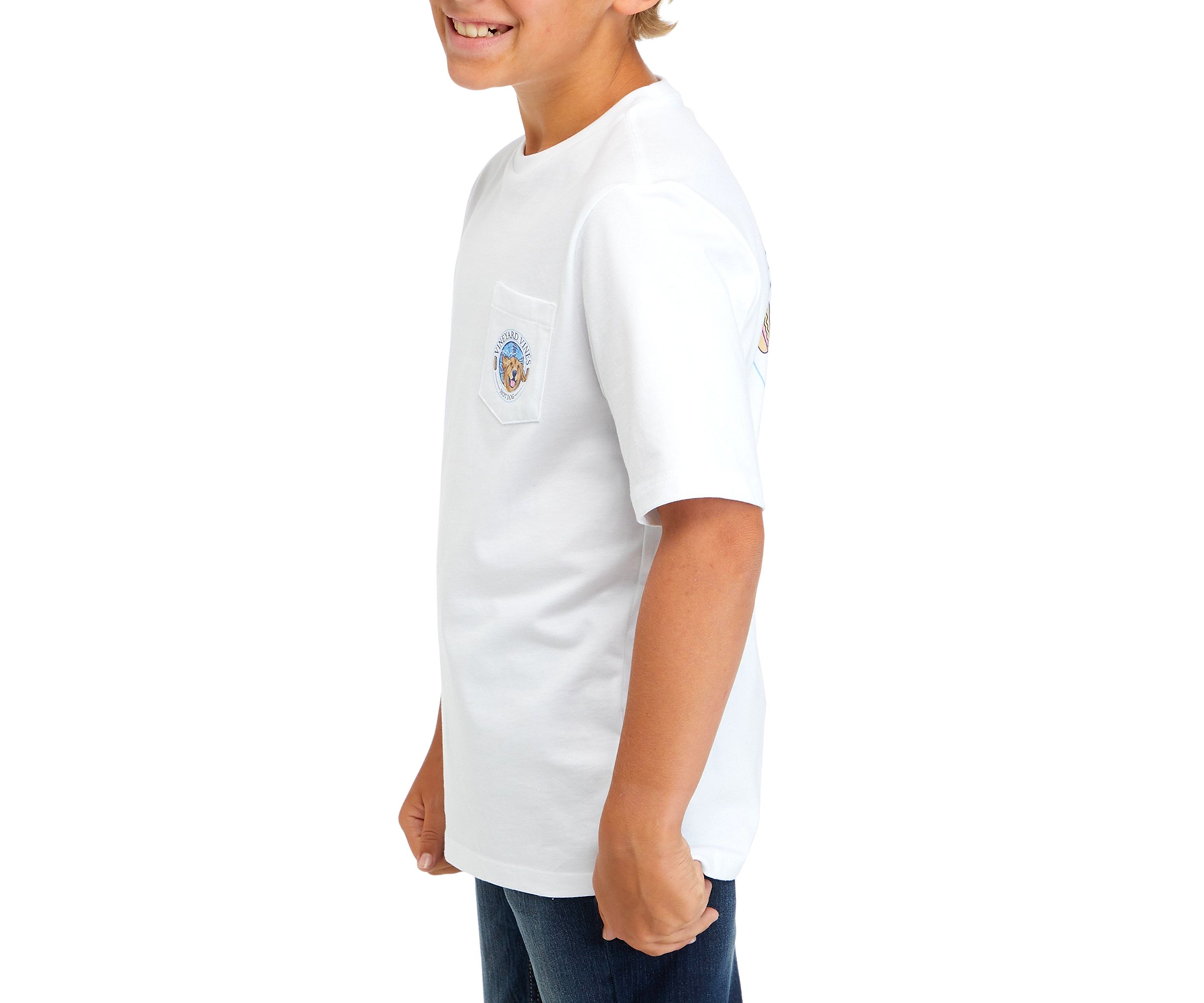 Boys 4-7 Short Sleeve Dog Graphic T-Shirt 