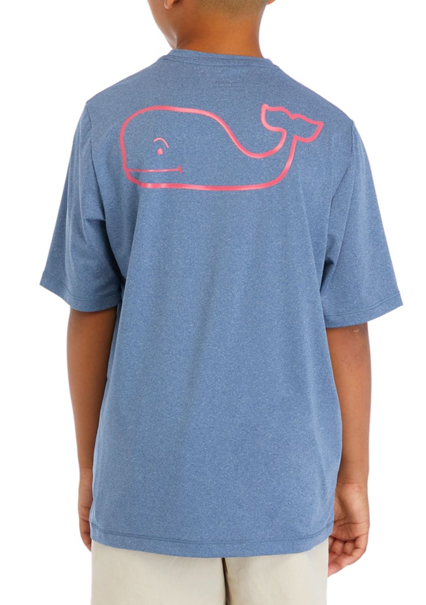 Boys 8-20 Short Sleeve Whale Harbor Graphic T-Shirt