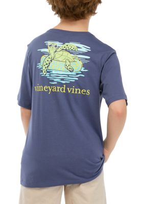 Vineyard Vines Men's Lazy River Turtle Short Sleeve Pocket Tee