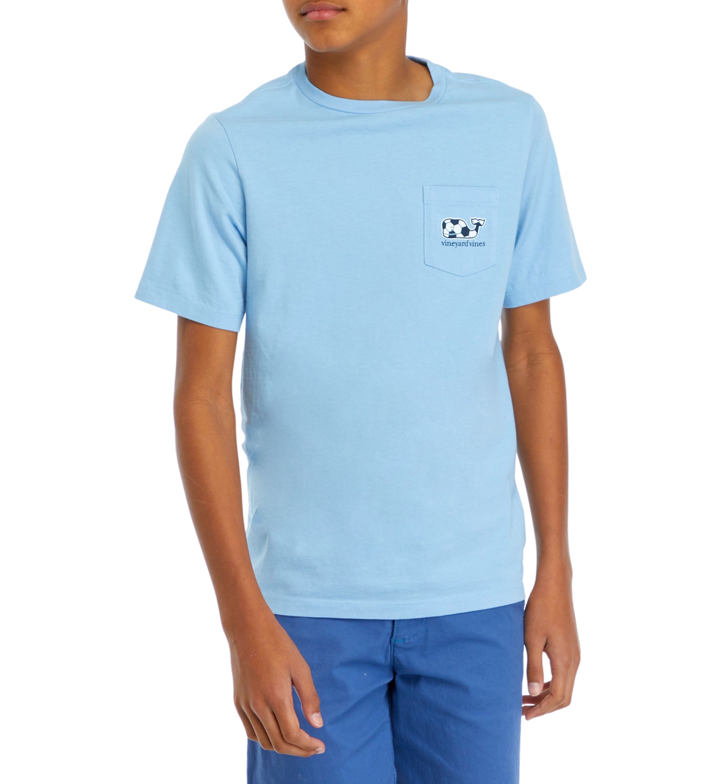 Boys 8-20 Soccer Ball Whale Short Sleeve Graphic T-Shirt
