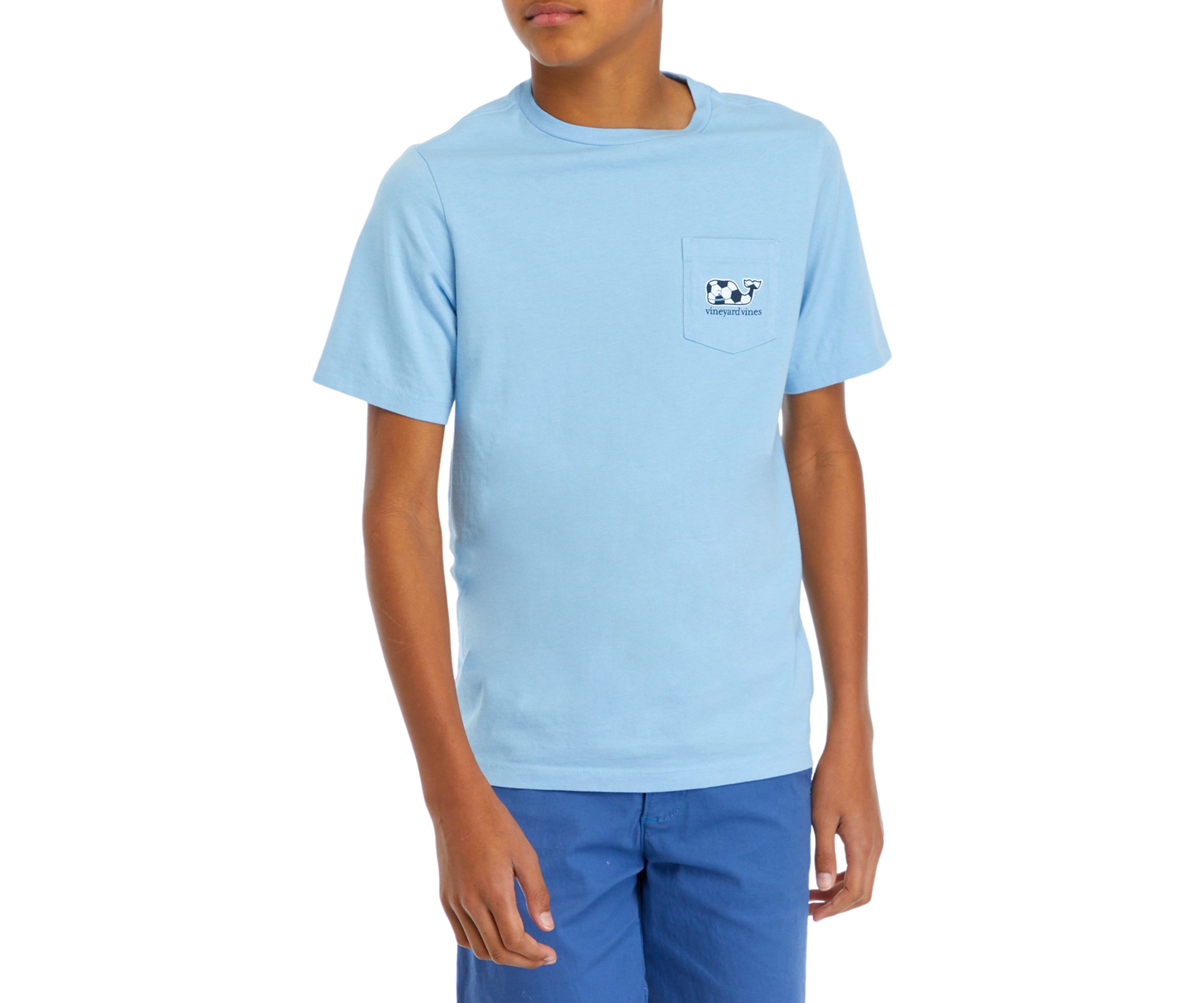 Boys 8-20 Soccer Ball Whale Short Sleeve Graphic T-Shirt