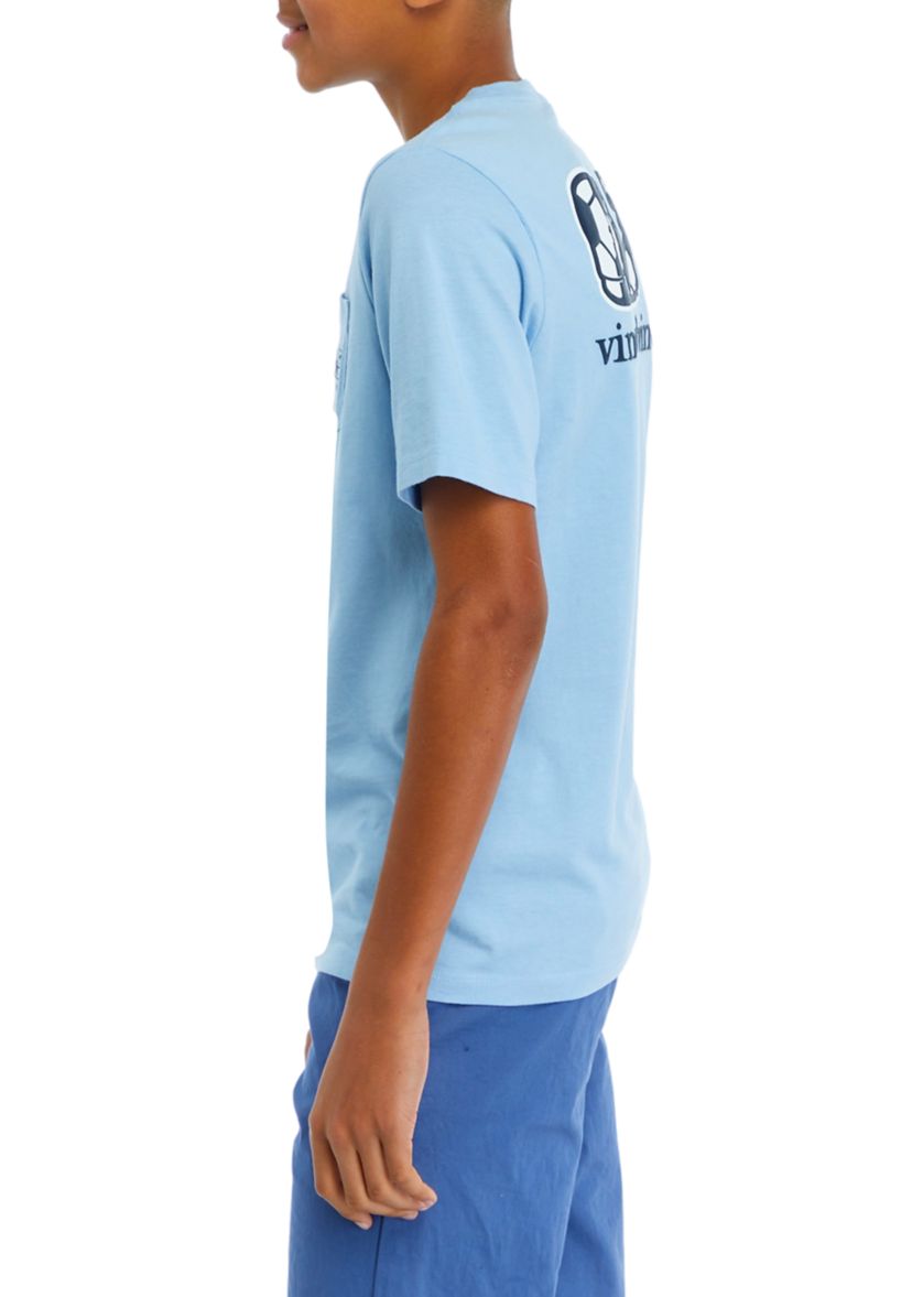 Boys 8-20 Soccer Ball Whale Short Sleeve Graphic T-Shirt