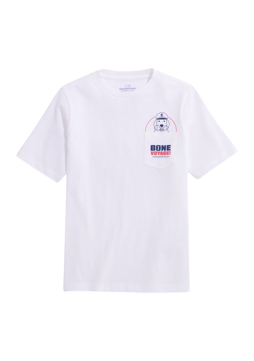 Boys 8-20 Bone Voyage Short Sleeve Graphic Pocket T-Shirt