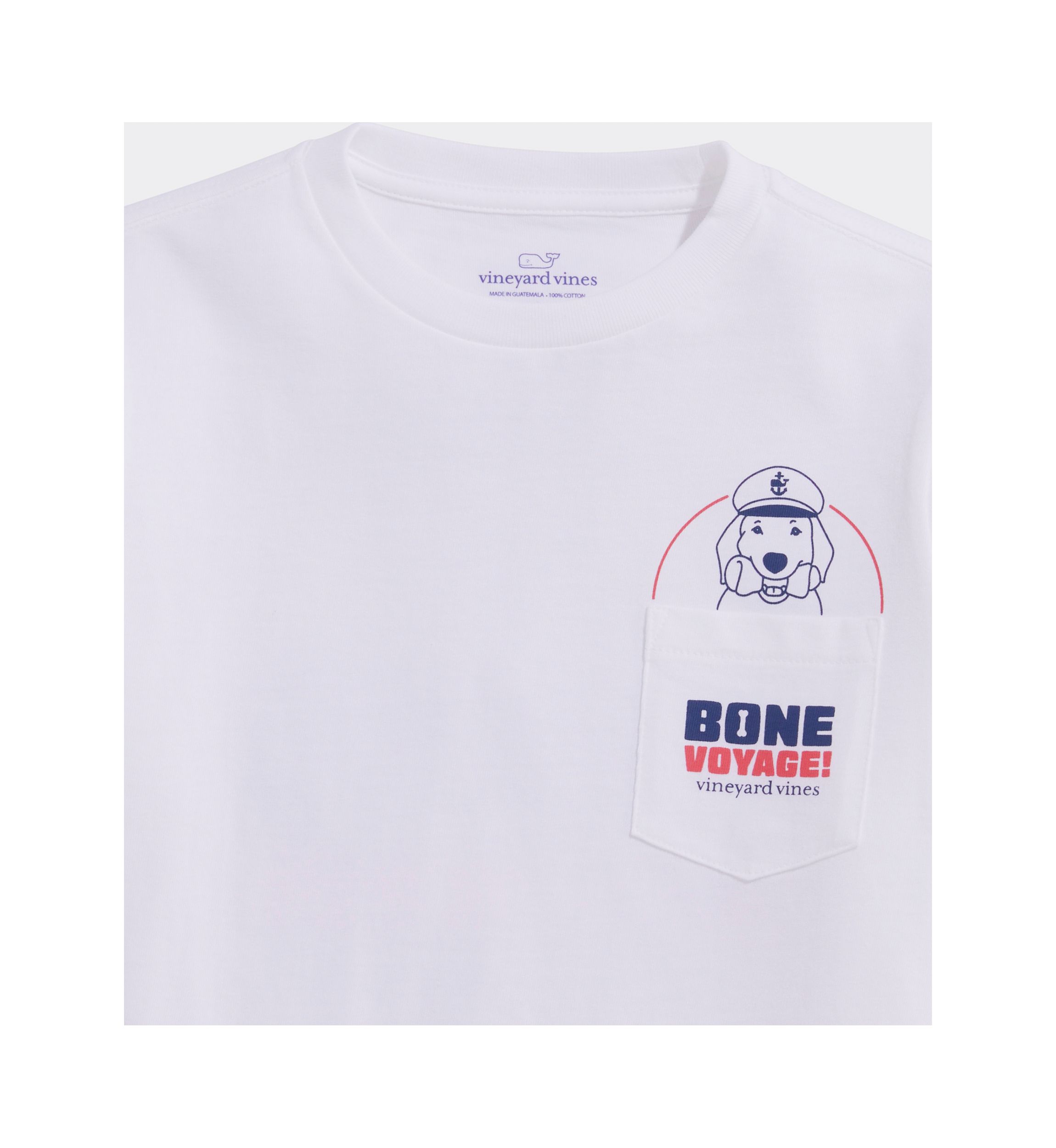 Boys 8-20 Bone Voyage Short Sleeve Graphic Pocket T-Shirt