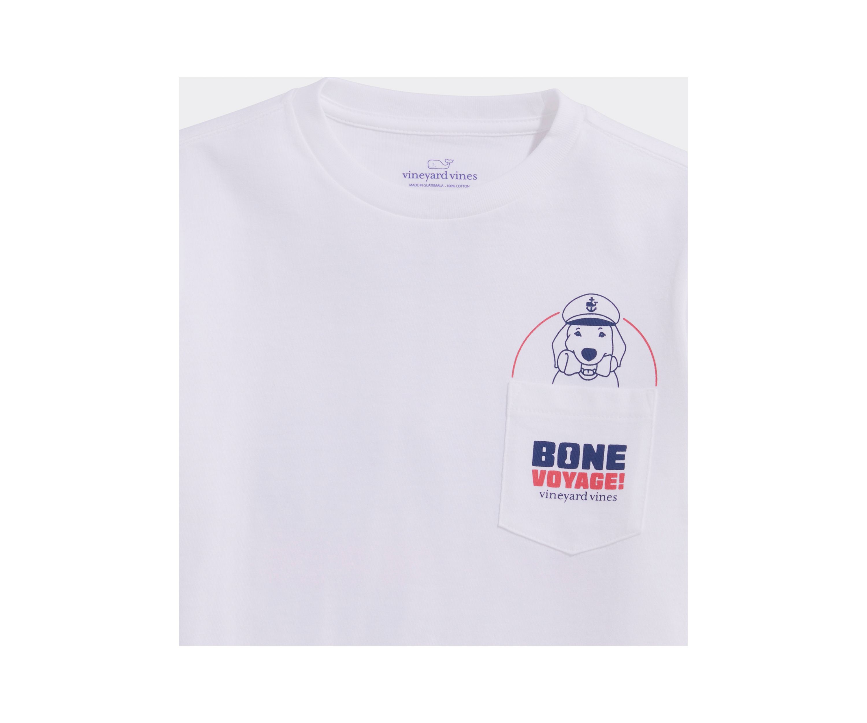Boys 8-20 Bone Voyage Short Sleeve Graphic Pocket T-Shirt