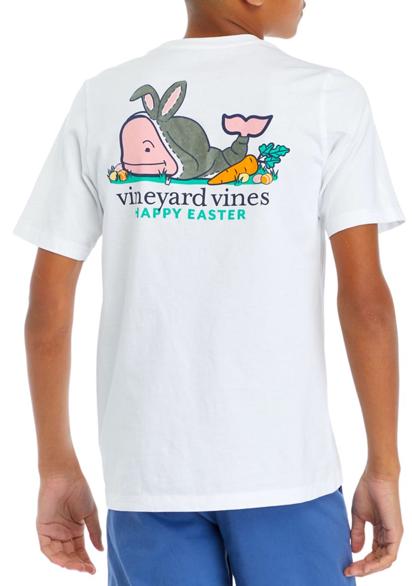 Boys 8-20 Short Sleeve Bunny Whale Logo Graphic T-Shirt 