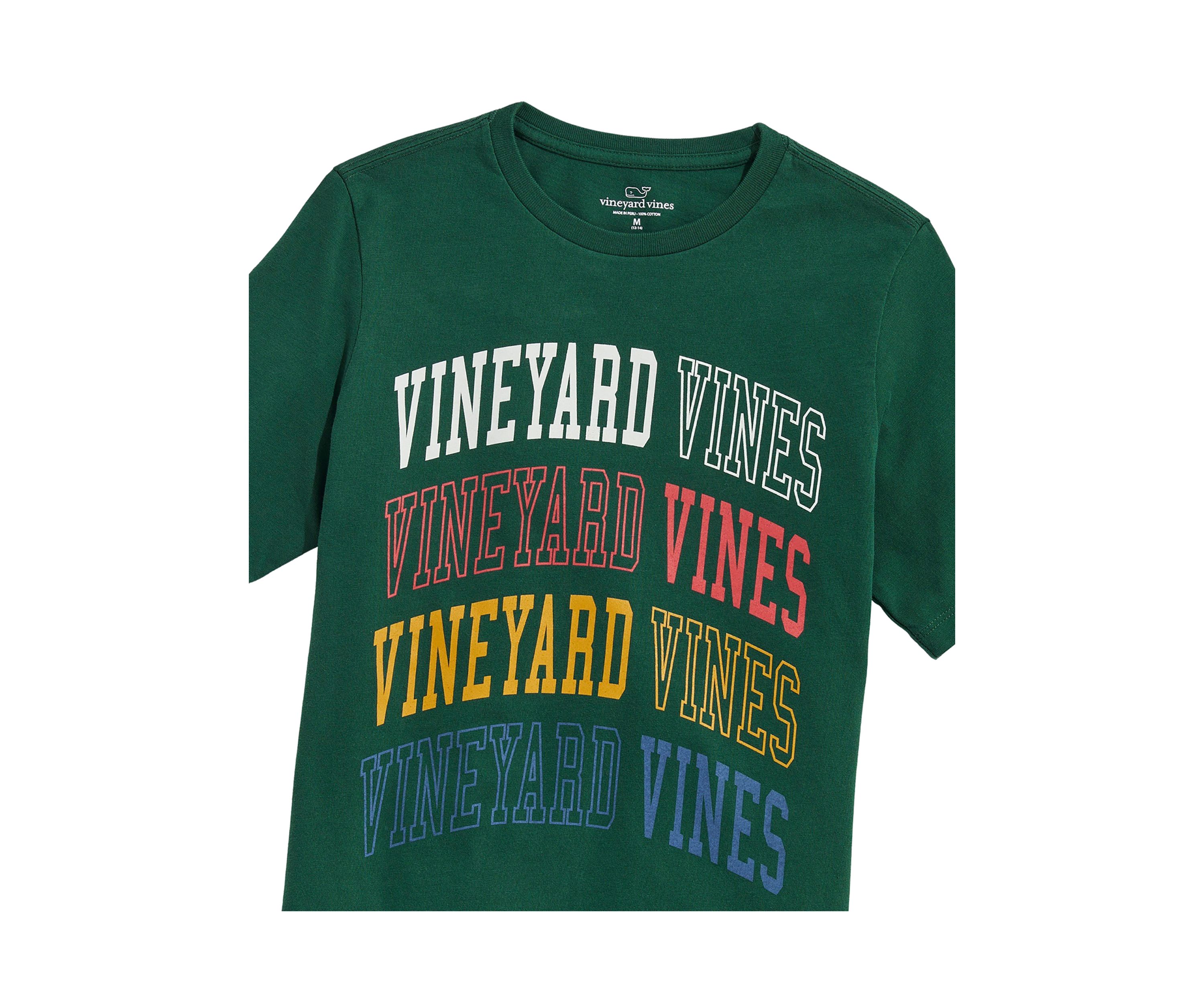 Boys 8-20 Stacked Logo Short Sleeve T-Shirt