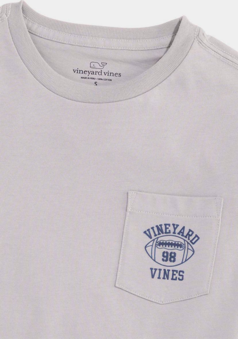 Boys 8-20 Football Graphic Pocket T-Shirt