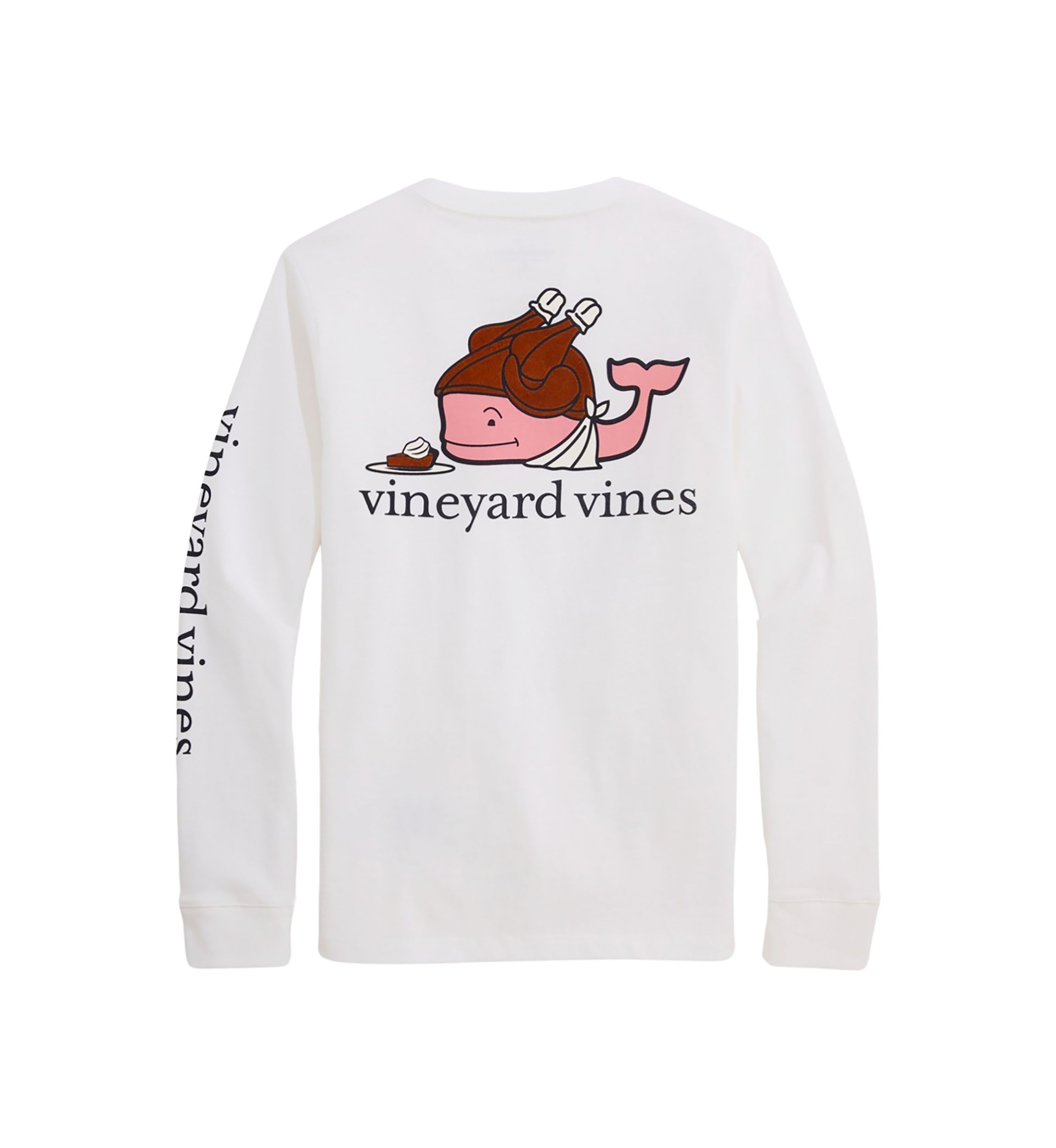 Boys 8-20 Turkey Hat Whale Long Sleeve T-Shirt