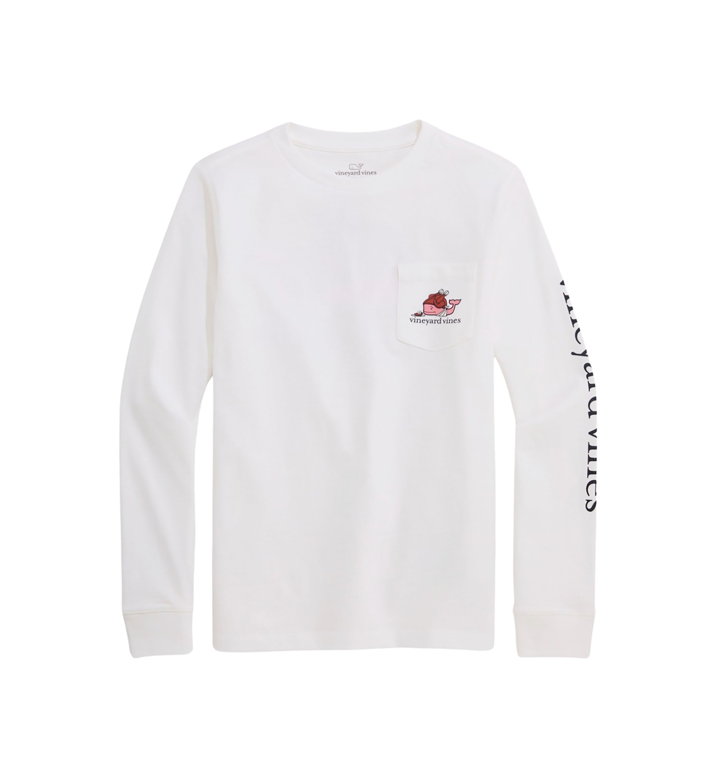Boys 8-20 Turkey Hat Whale Long Sleeve T-Shirt