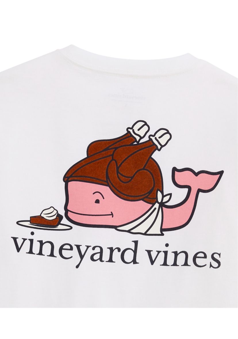 Boys 8-20 Turkey Hat Whale Long Sleeve T-Shirt