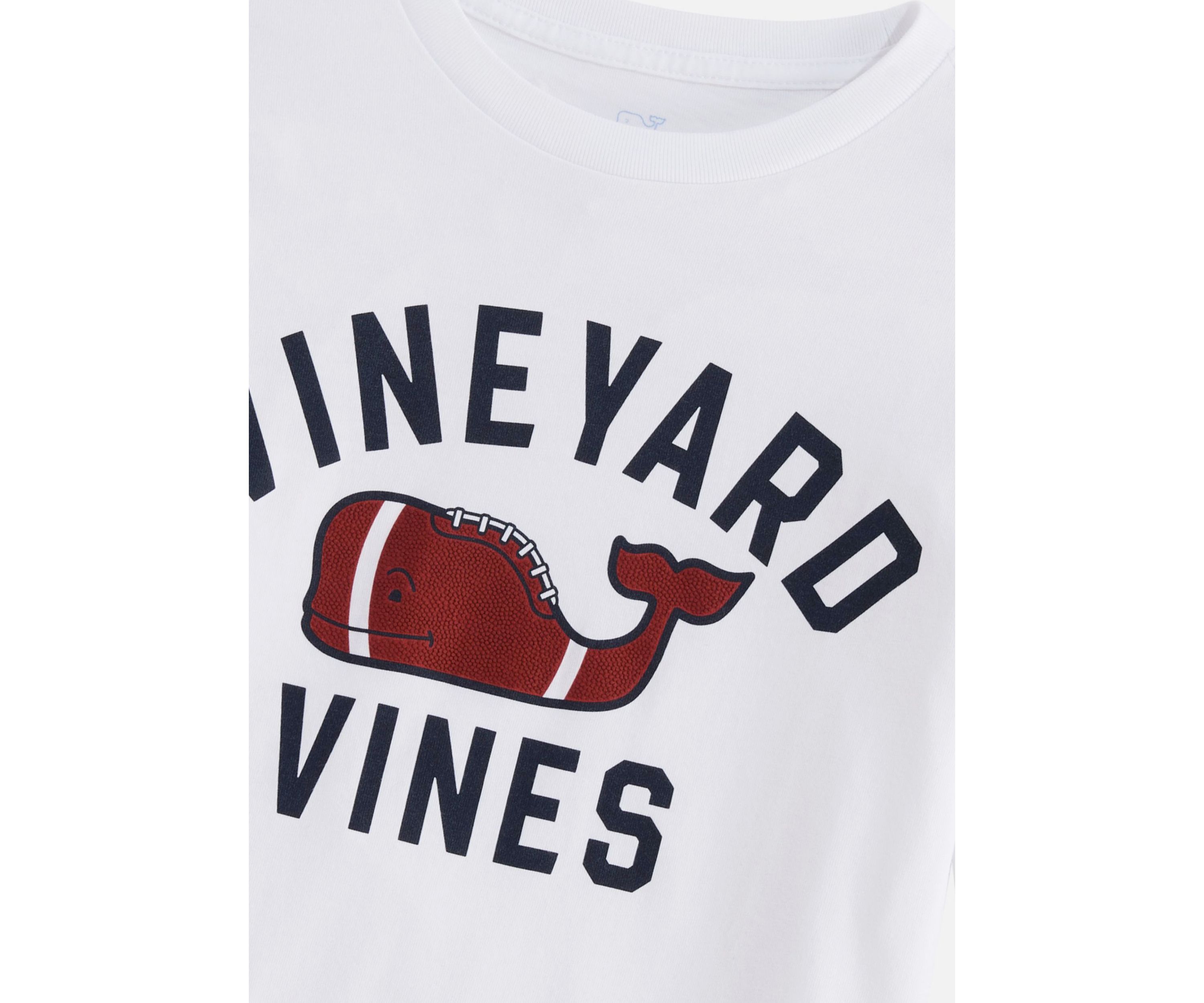 Boys 8-20 Textured Football Whale T-Shirt
