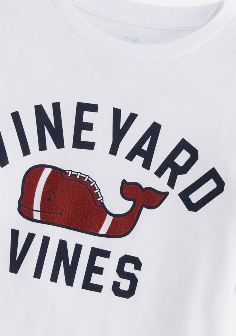Boys 8-20 Textured Football Whale T-Shirt