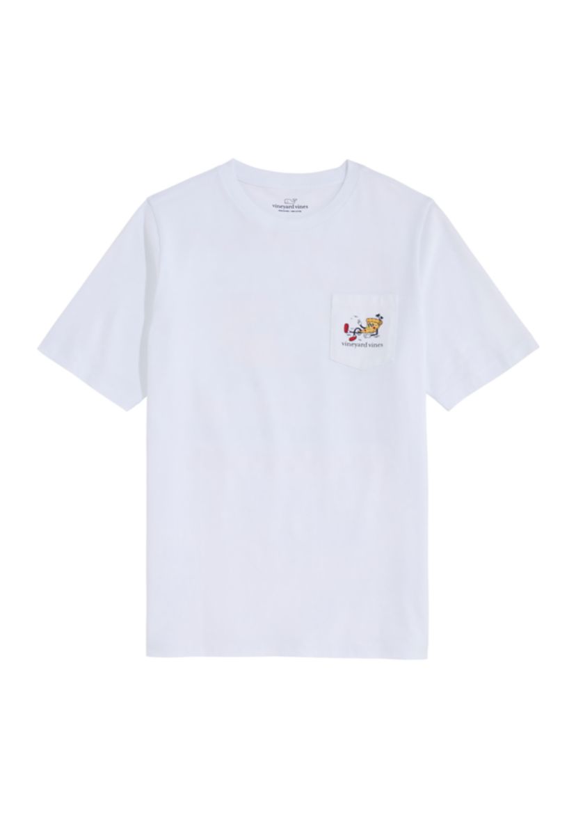 Boys 8-20 Short Sleeve Pocket Graphic T-Shirt