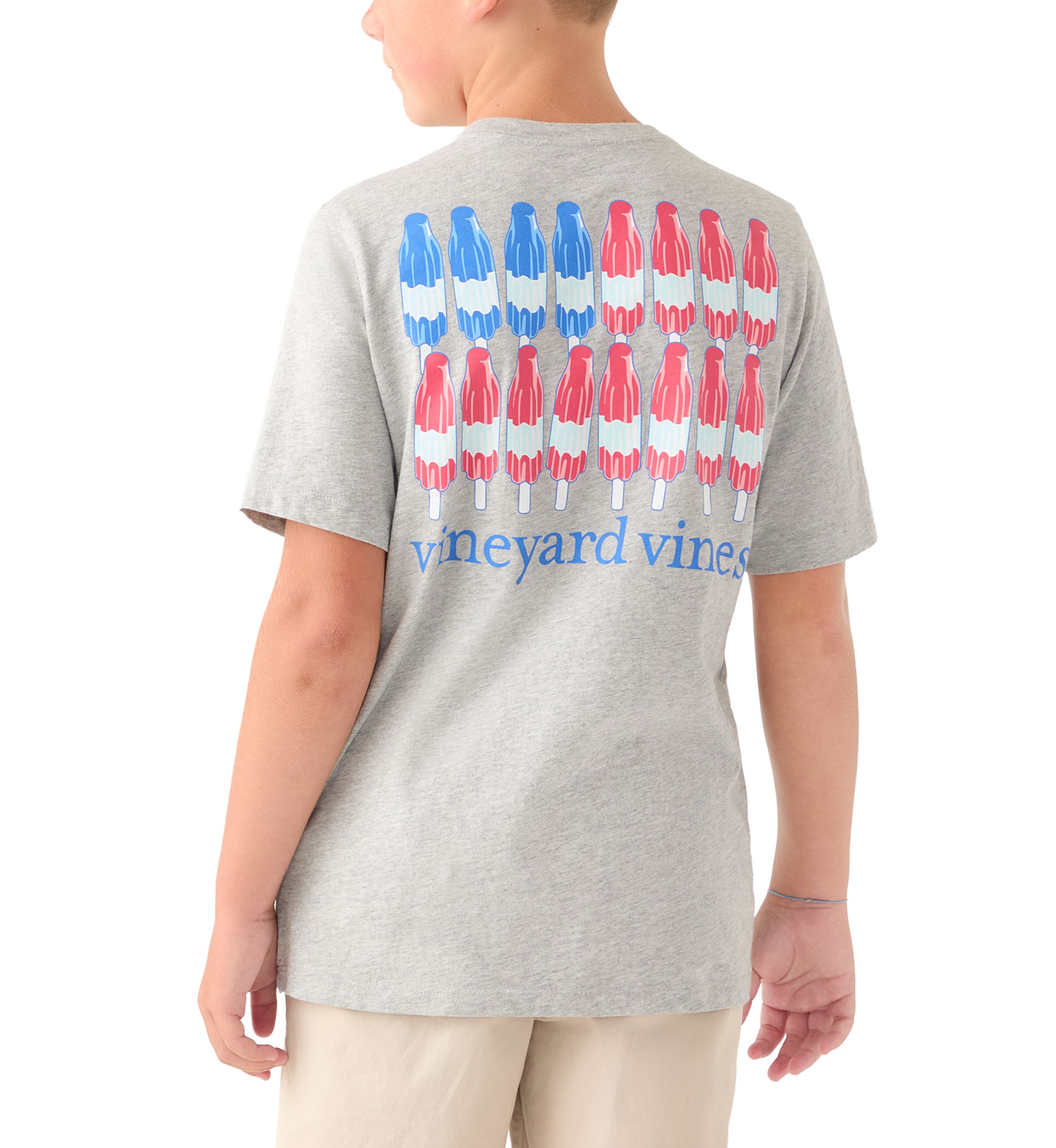 Boys 8-20 Short Sleeve Popsicle Flag Graphic T-Shirt