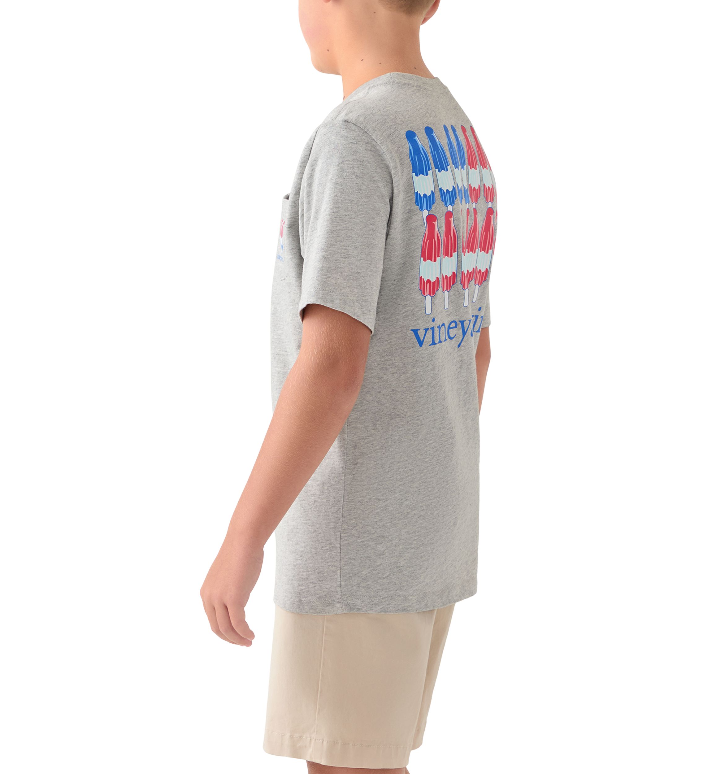 Boys 8-20 Short Sleeve Popsicle Flag Graphic T-Shirt