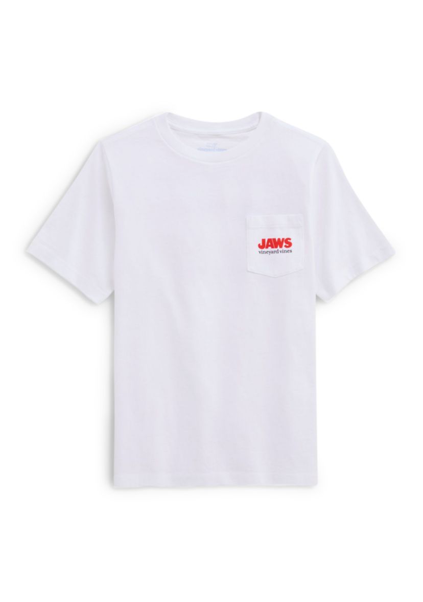 Boys 8-20 Short Sleeve Jaws No Swim Graphic T-Shirt 
