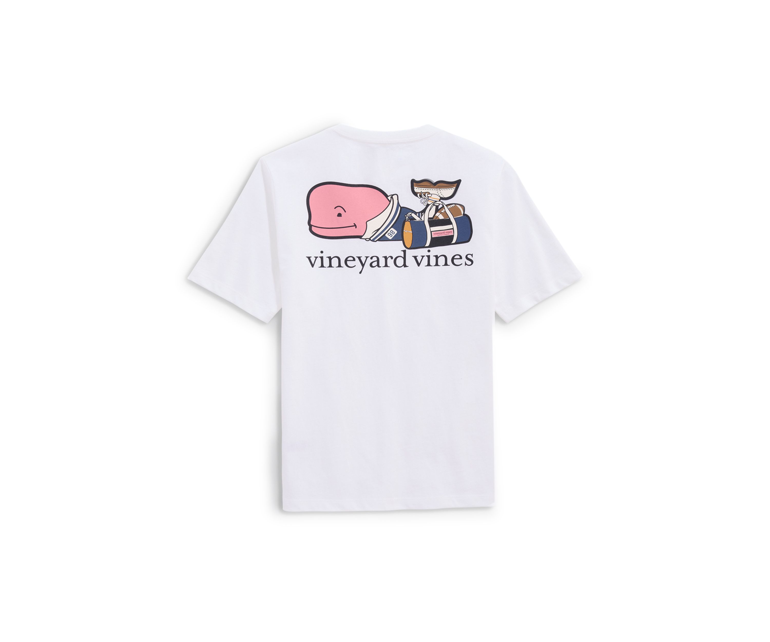 Boys 8-20 Short Sleeve Football Whale Logo Graphic T-Shirt 