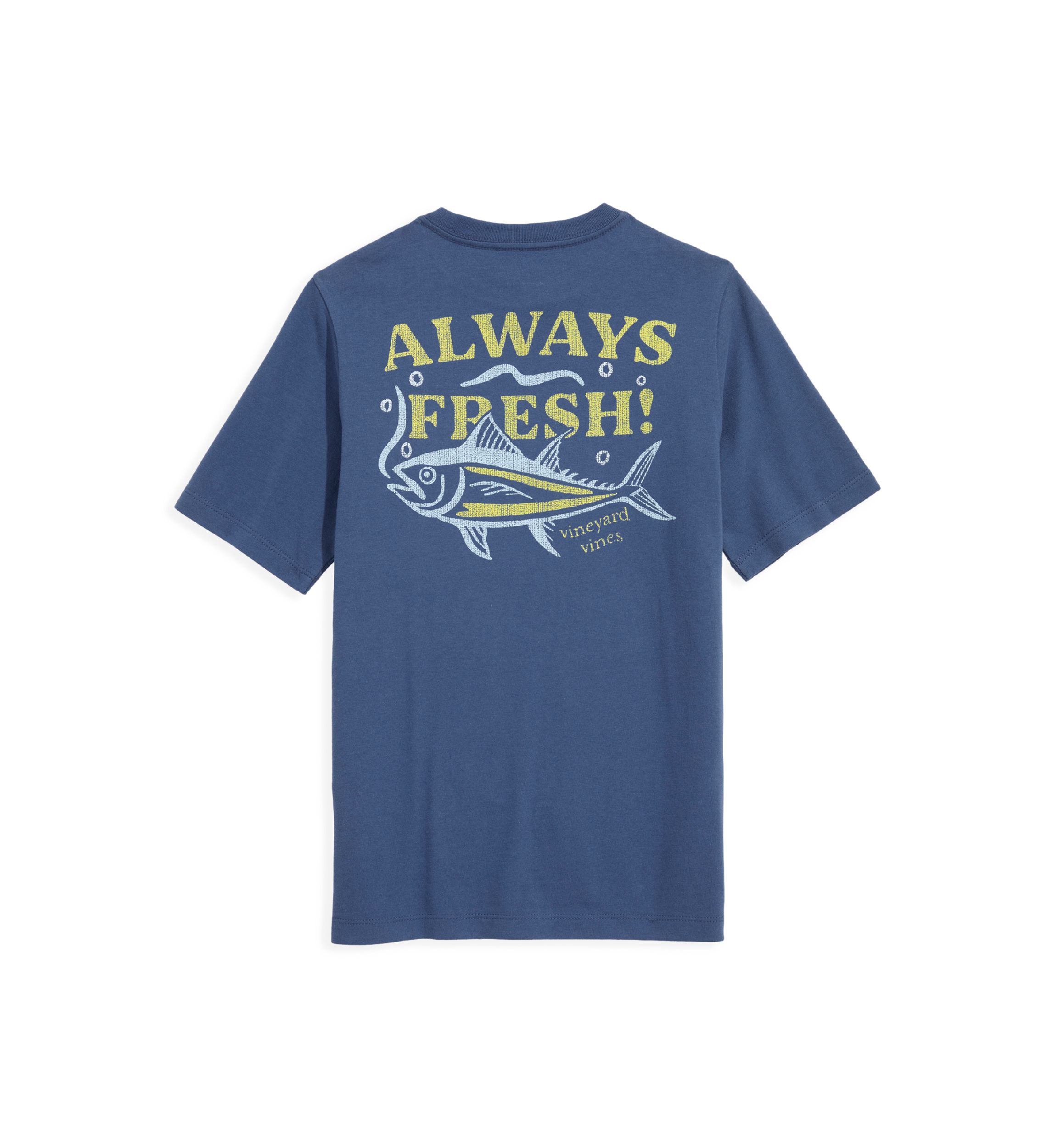 Boys 8-20 Short Sleeve Always Fresh Fish Graphic T-Shirt 