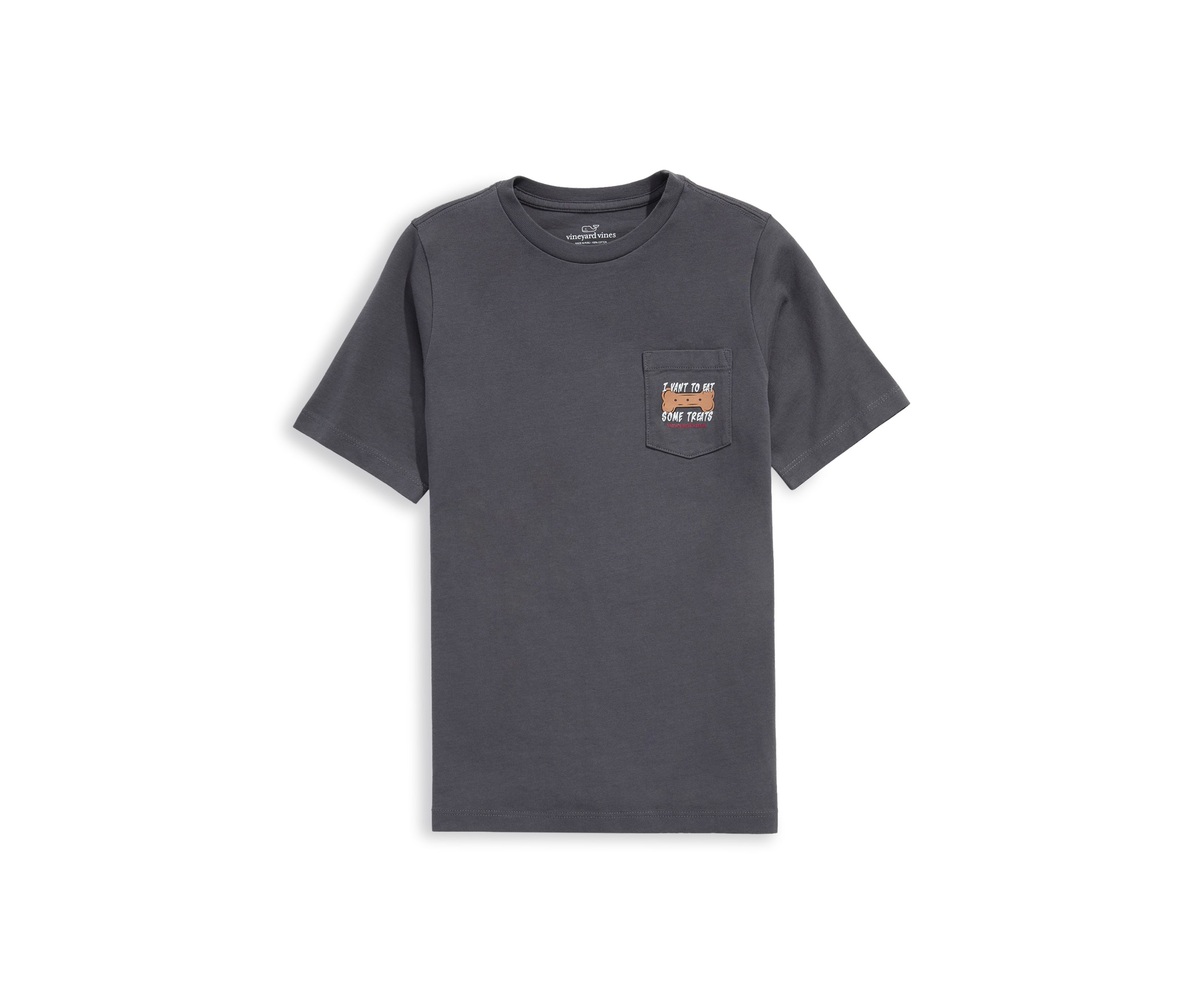 Boys 8-20 Short Sleeve I Vant to Eat Some Treats Dog Vampire Graphic T-Shirt 