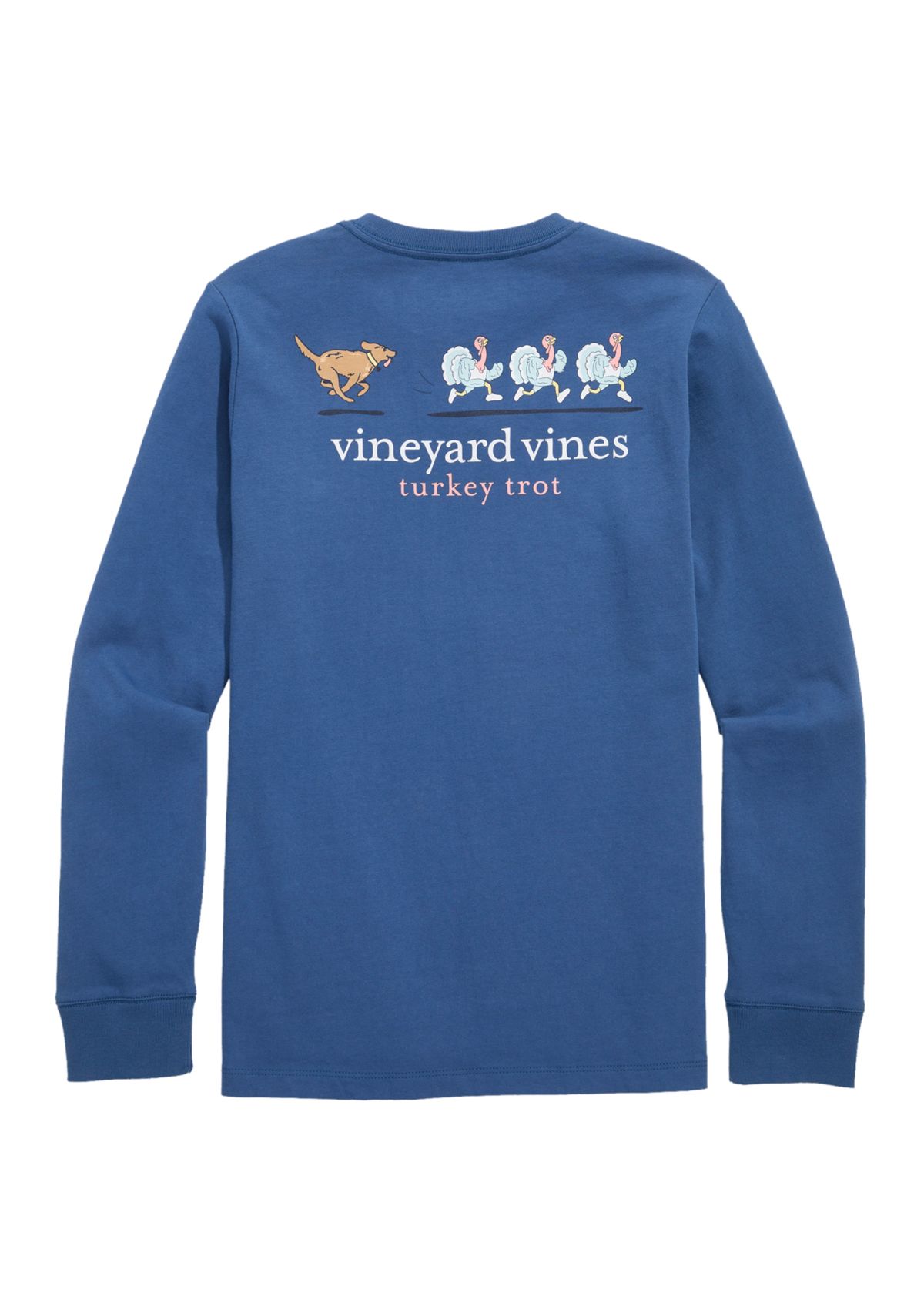 Boys 8-20 Long Sleeve Turkey Trot Graphic T-Shirt 