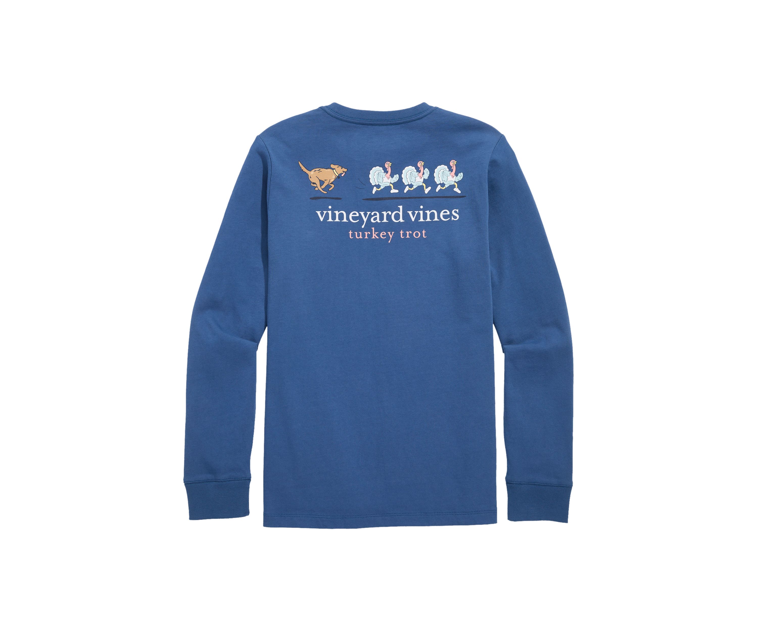 Boys 8-20 Long Sleeve Turkey Trot Graphic T-Shirt 
