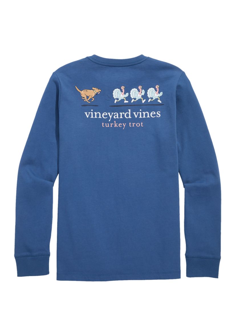 Boys 8-20 Long Sleeve Turkey Trot Graphic T-Shirt 