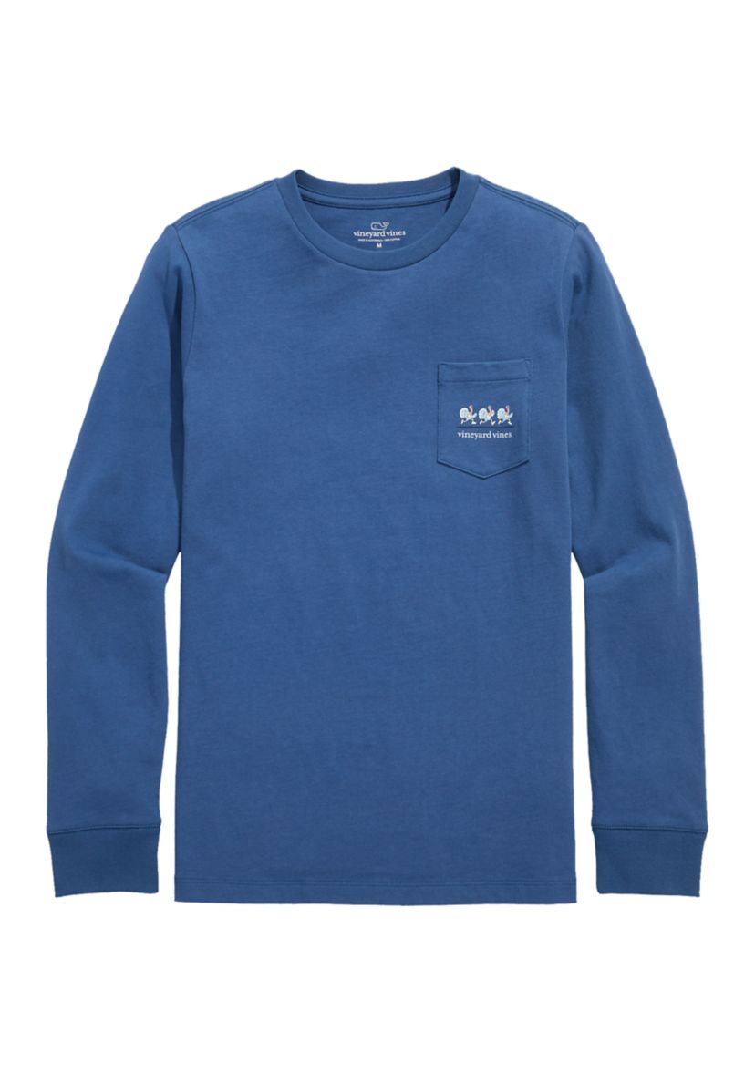 Boys 8-20 Long Sleeve Turkey Trot Graphic T-Shirt 