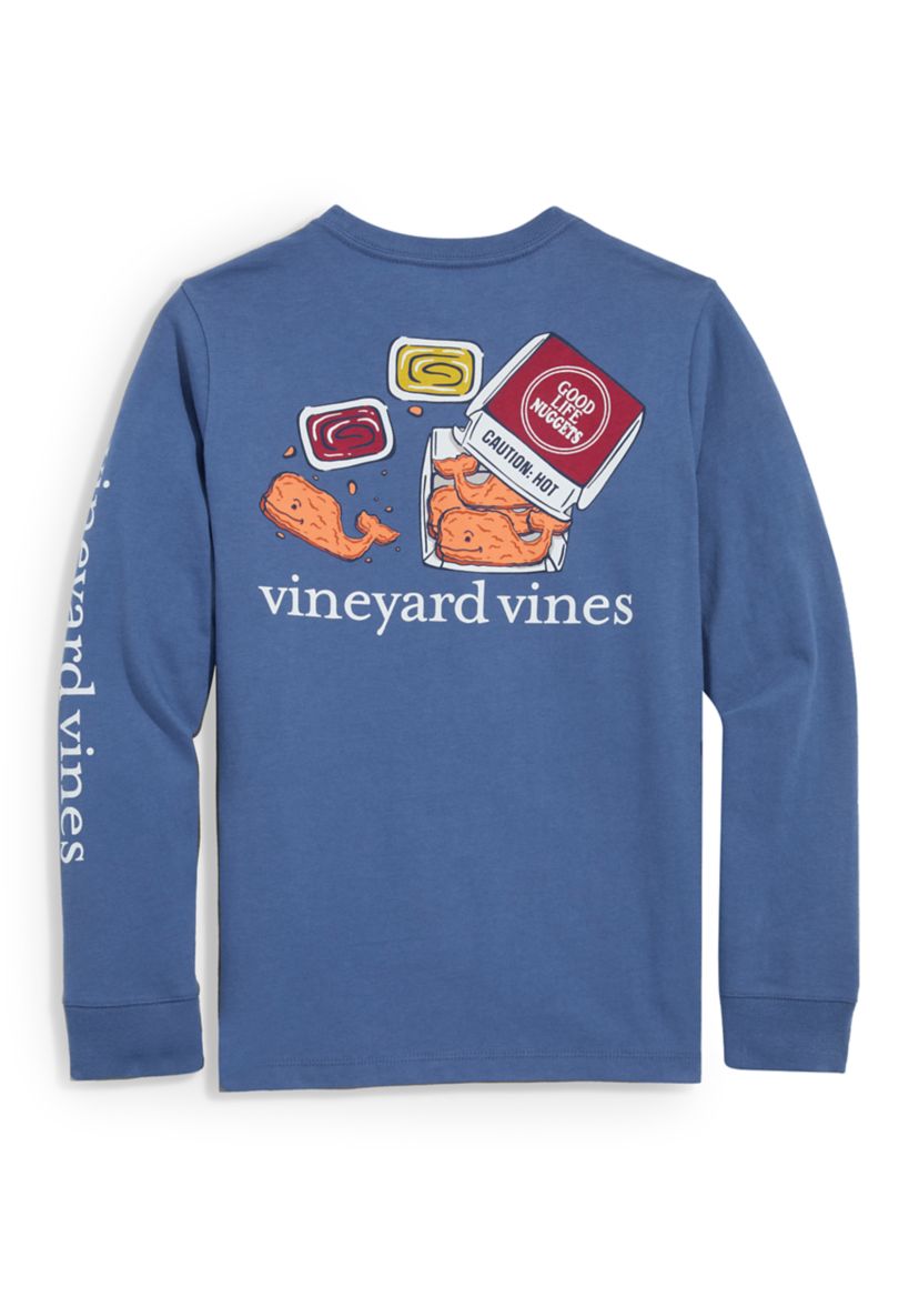 Boys 8-20 Long Sleeve Whale Nuggets Cotton Graphic T-Shirt