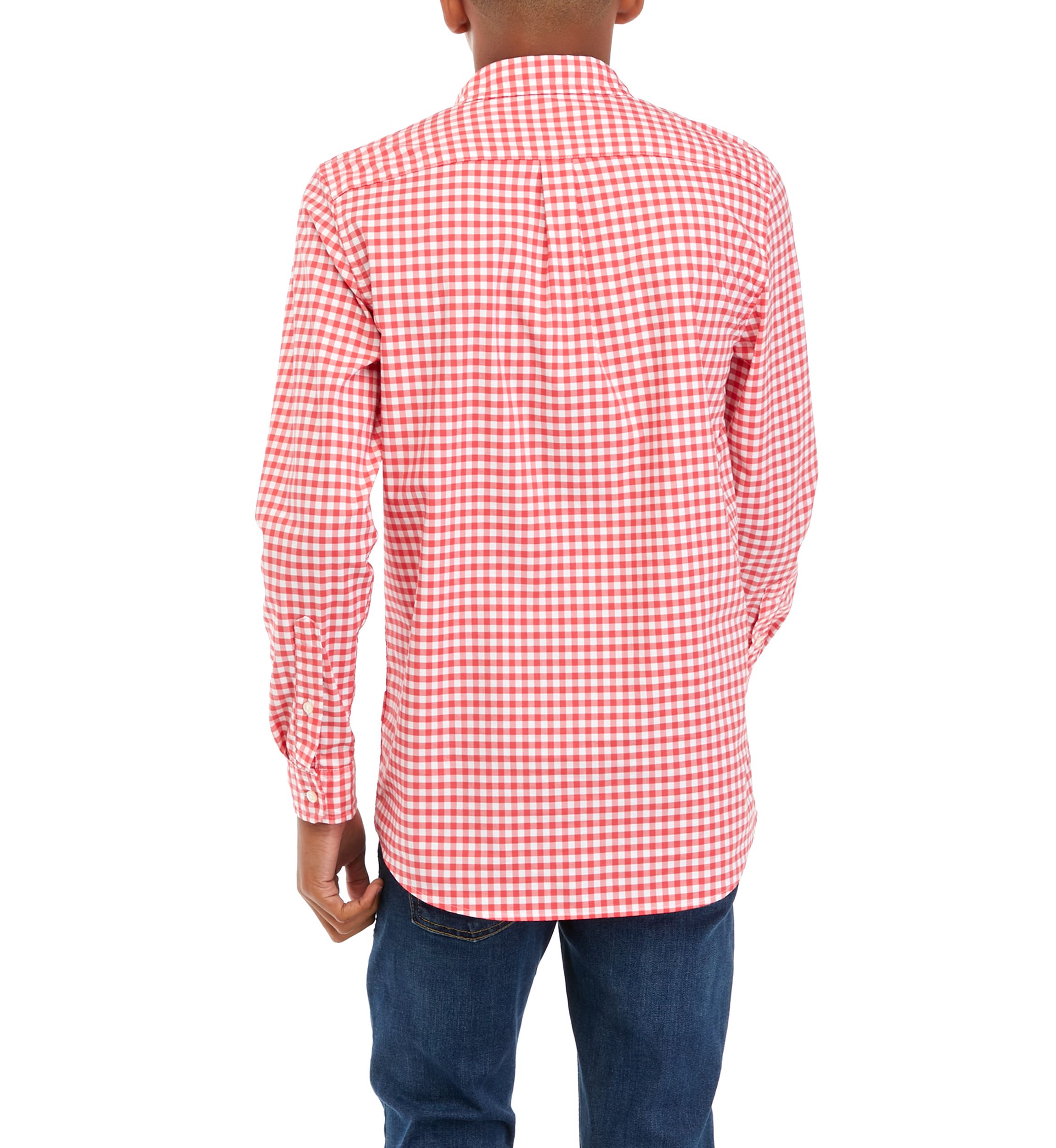 Boys 8-20 Classic Fit Gingham Shirt
