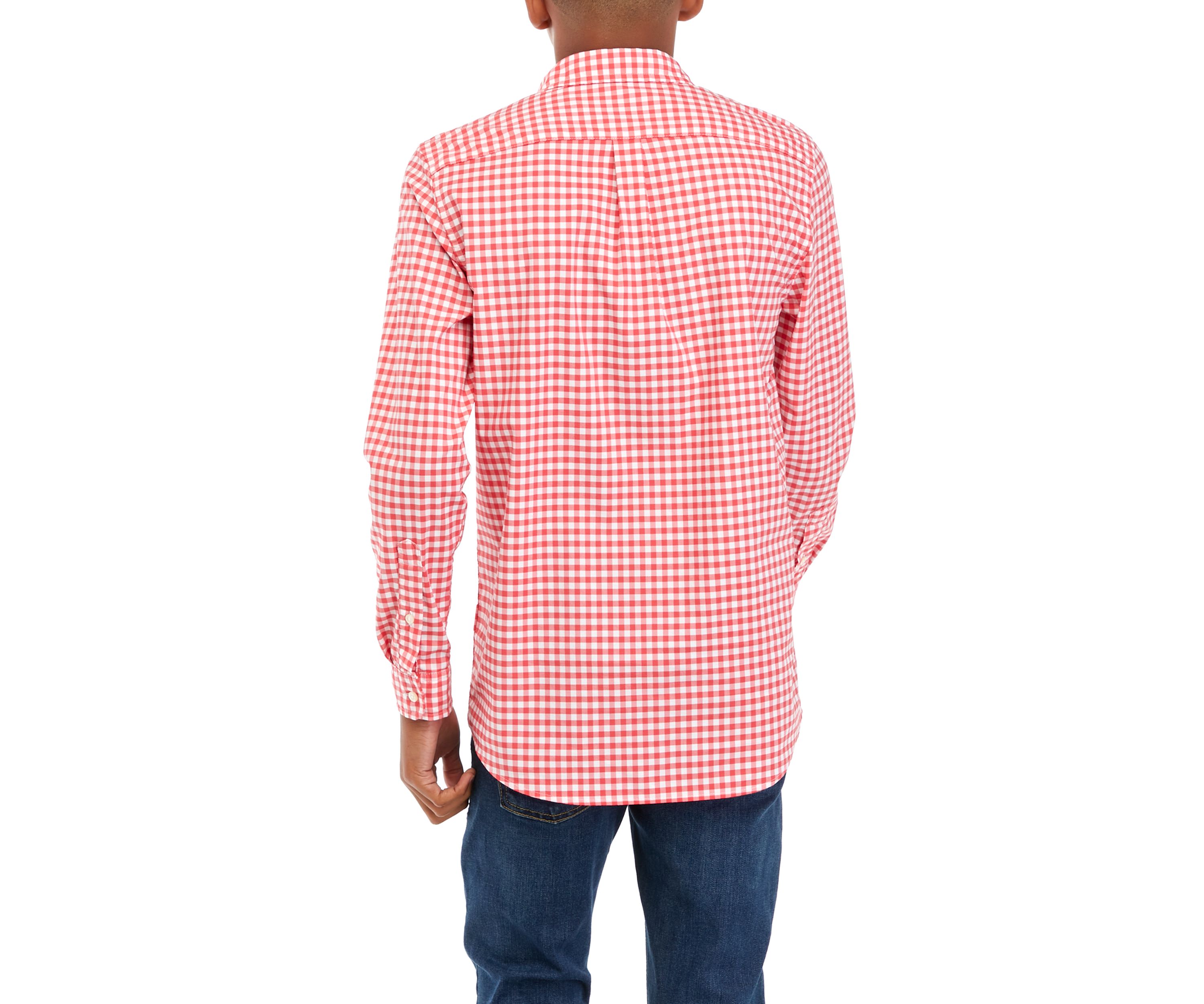 Boys 8-20 Classic Fit Gingham Shirt