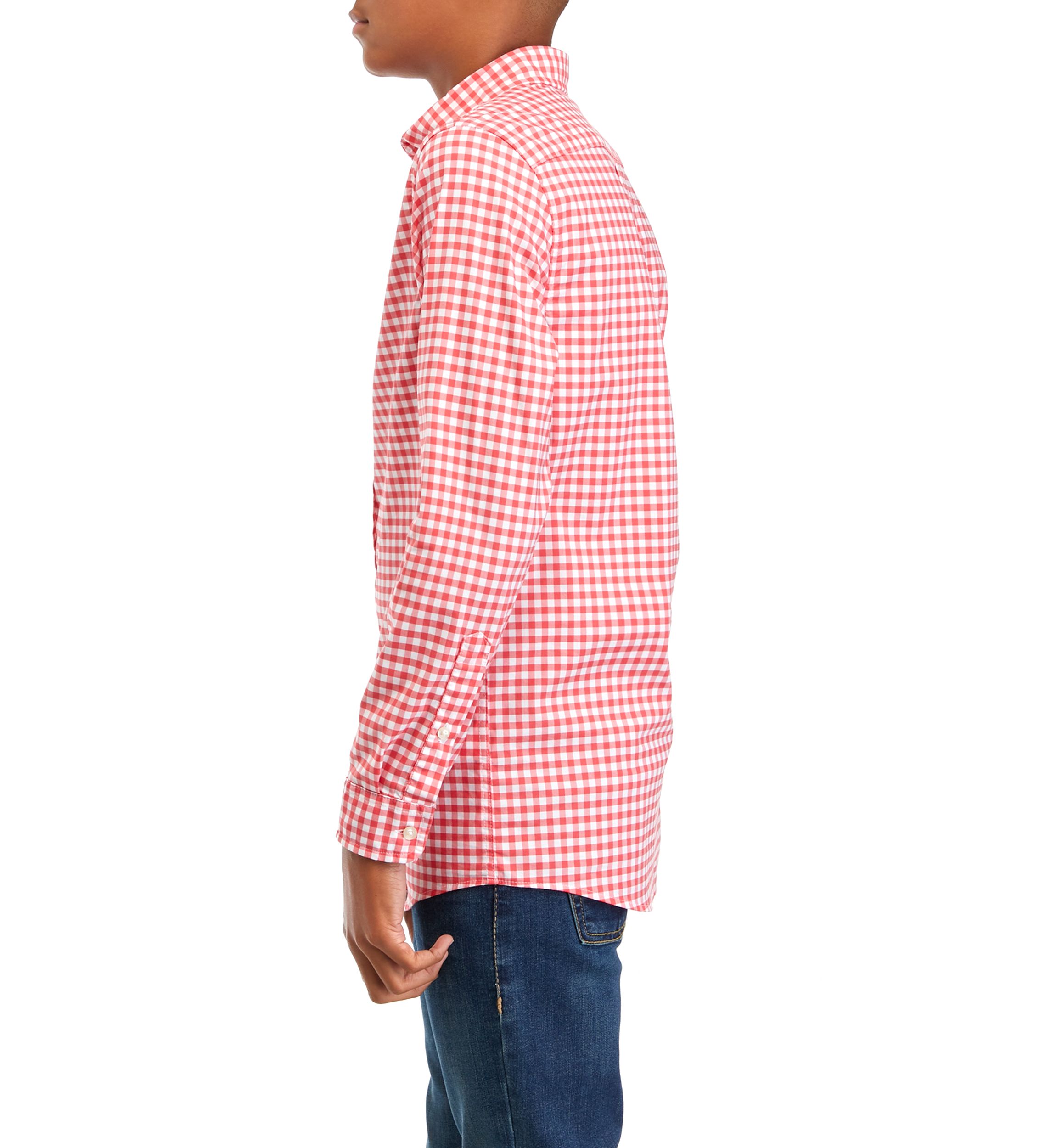 Boys 8-20 Classic Fit Gingham Shirt