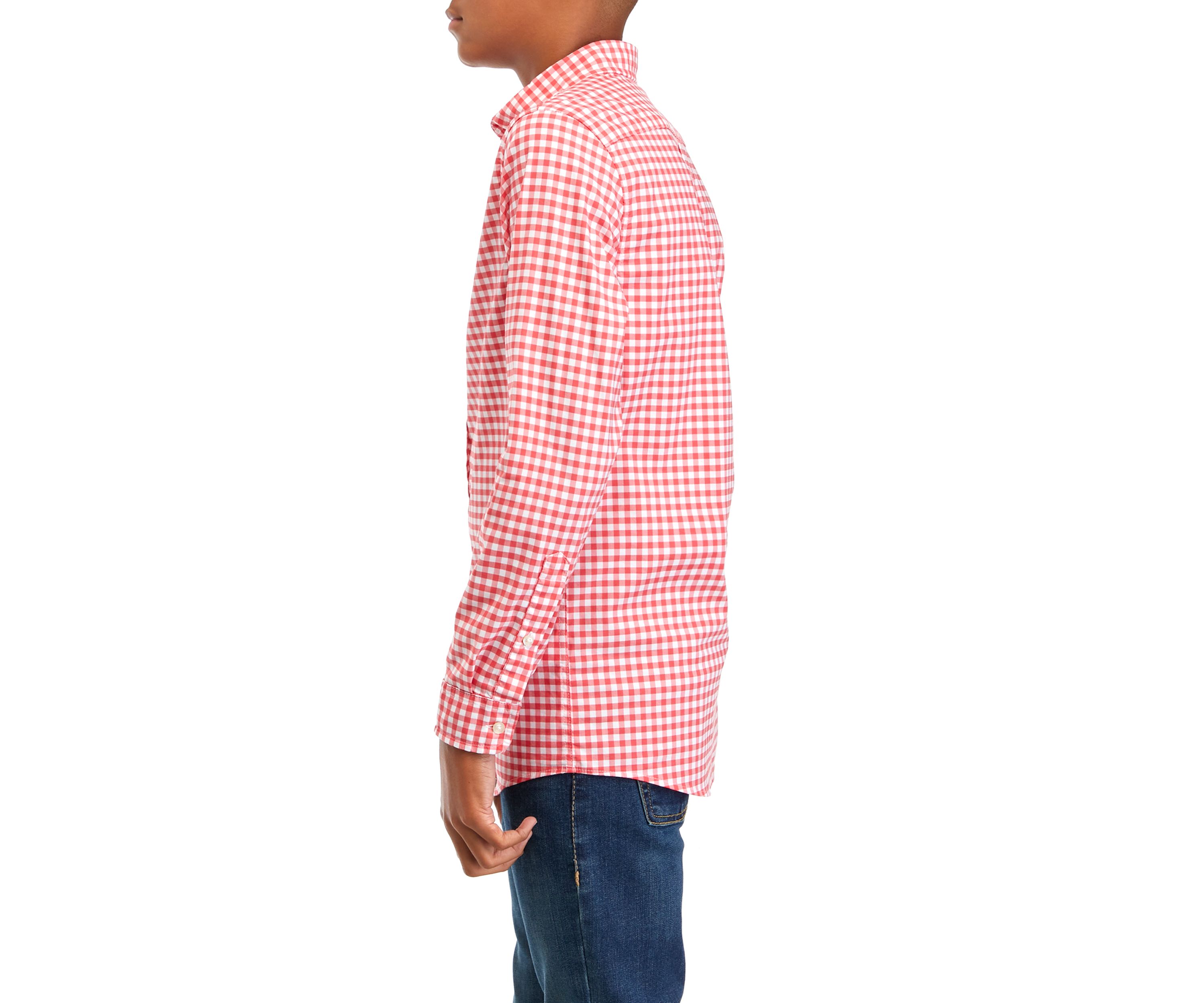 Boys 8-20 Classic Fit Gingham Shirt