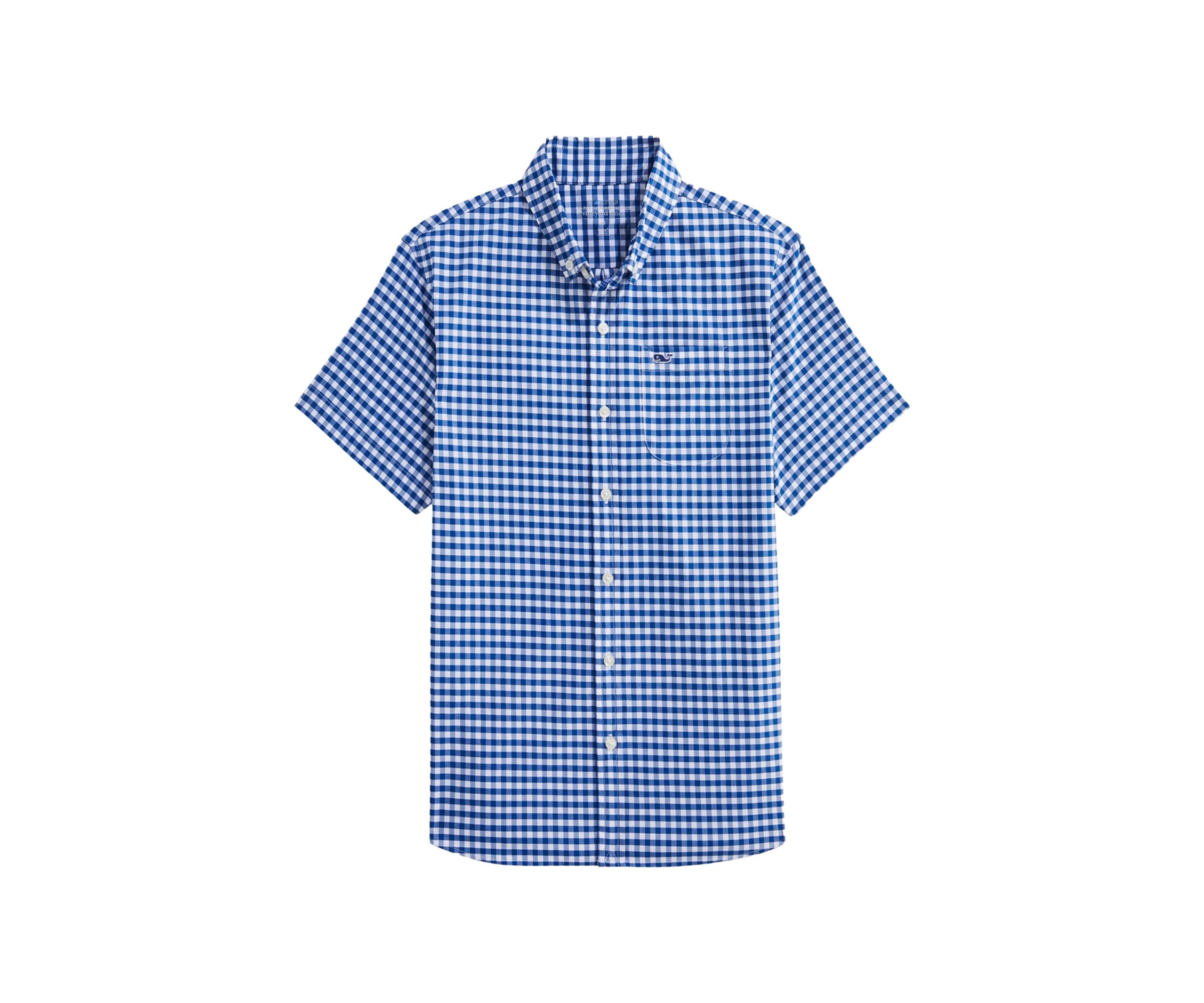 Boys 8-20 Short Sleeve Gingham Shirt 