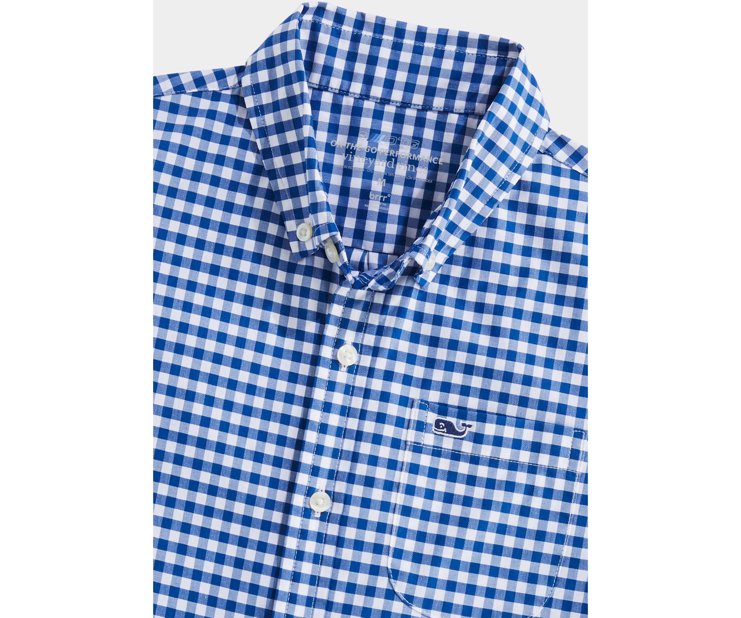 Boys 8-20 Short Sleeve Gingham Shirt 