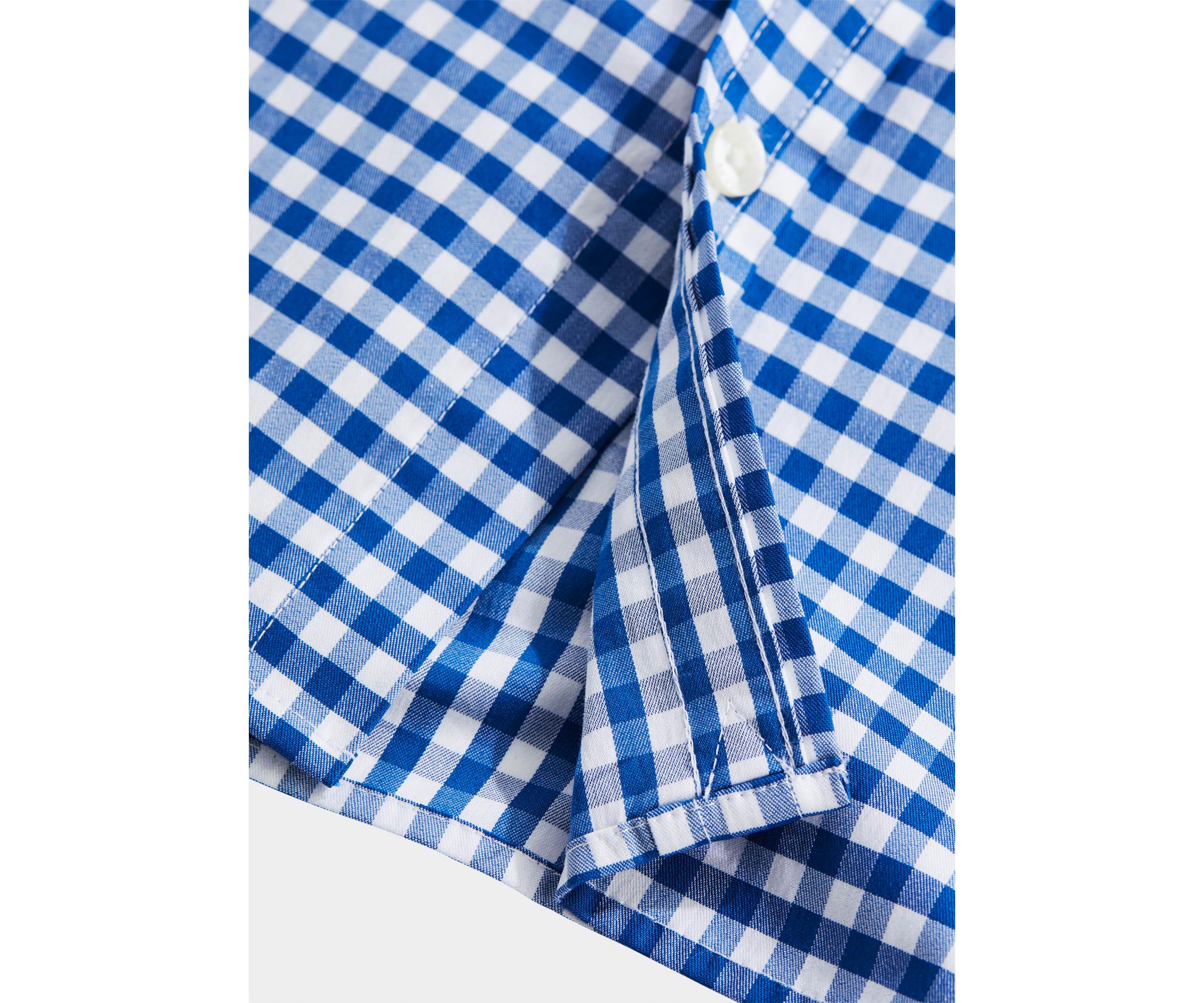 Boys 8-20 Short Sleeve Gingham Shirt 