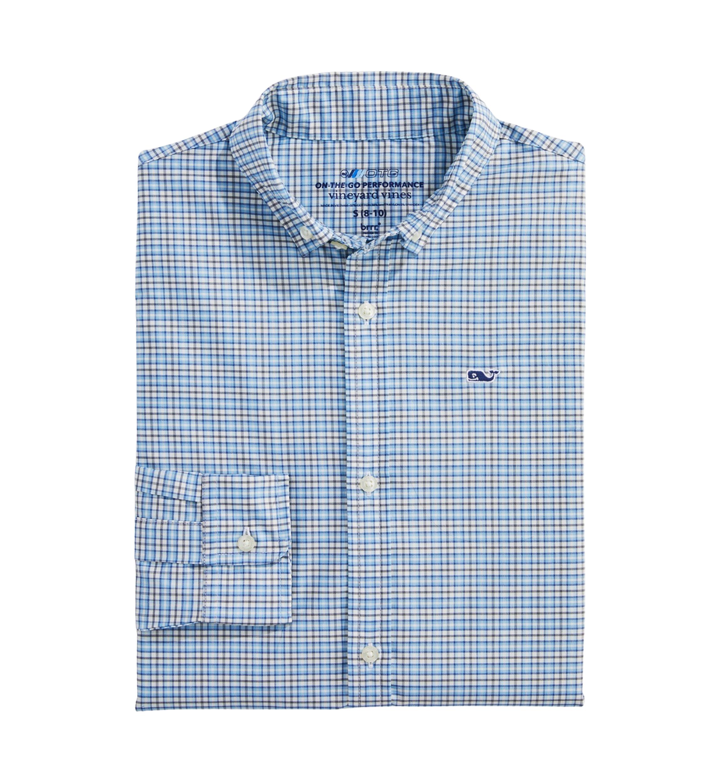 Boys 8-20 Long Sleeve Plaid Dress Shirt 