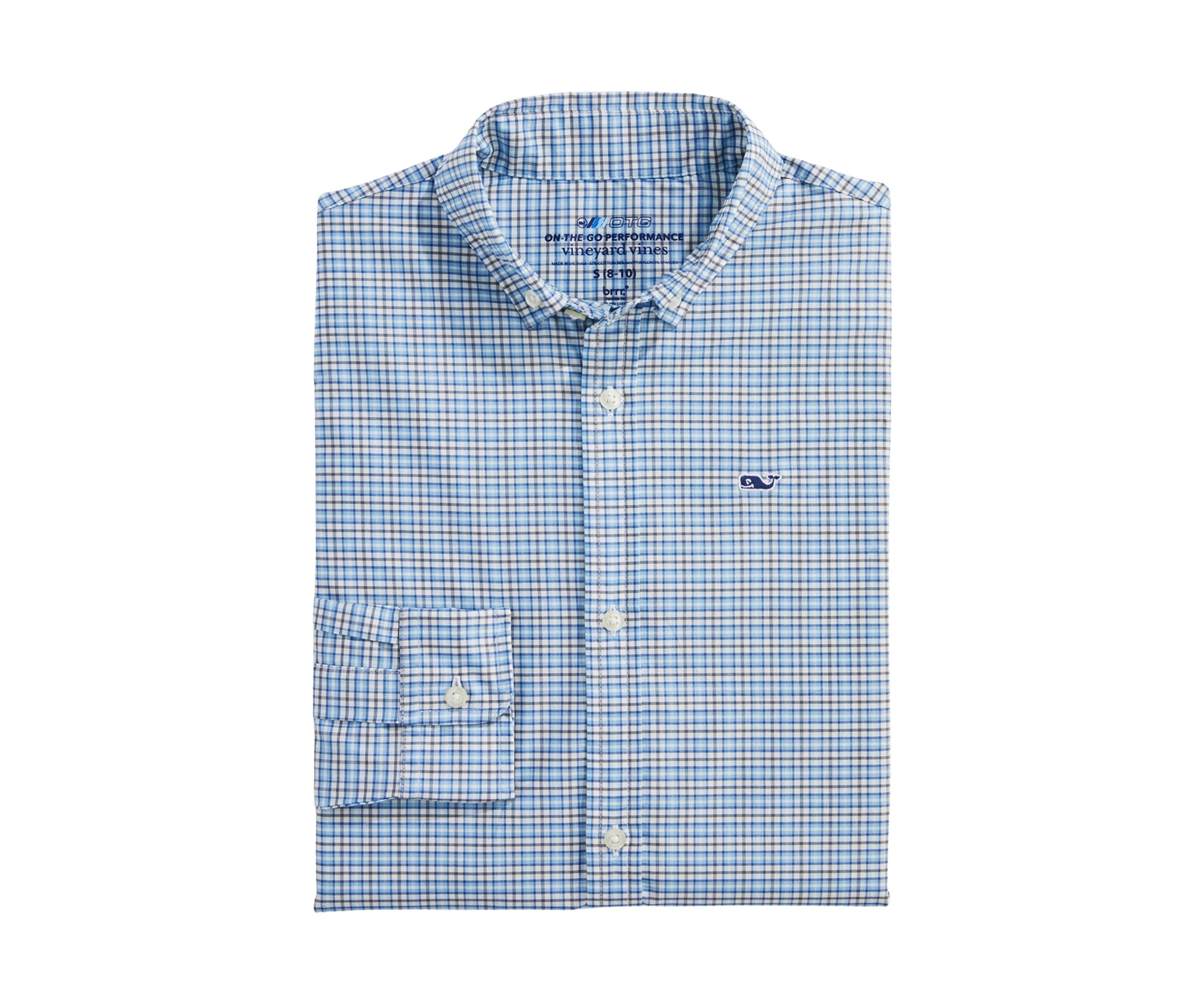Boys 8-20 Long Sleeve Plaid Dress Shirt 