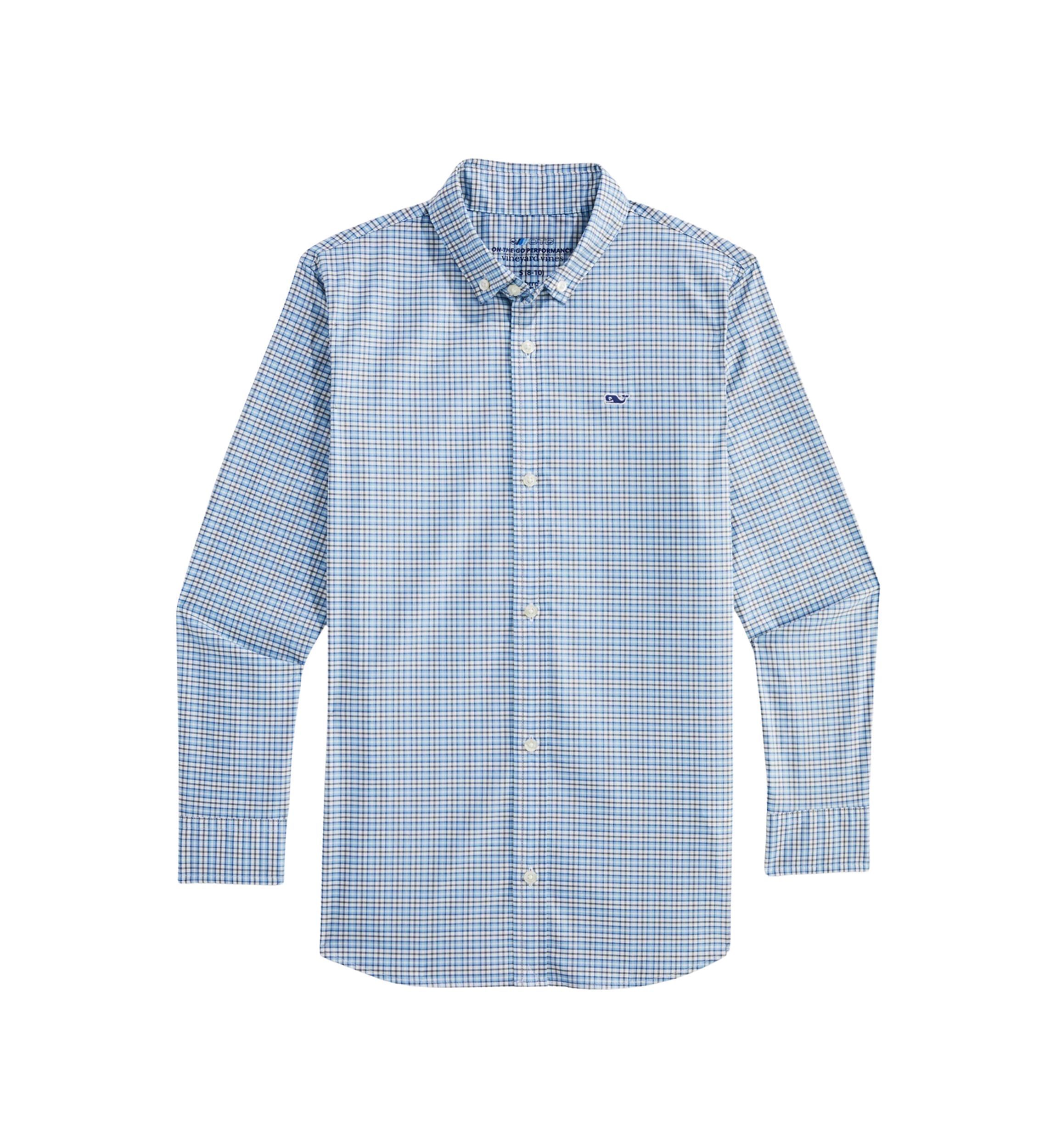 Boys 8-20 Long Sleeve Plaid Dress Shirt 