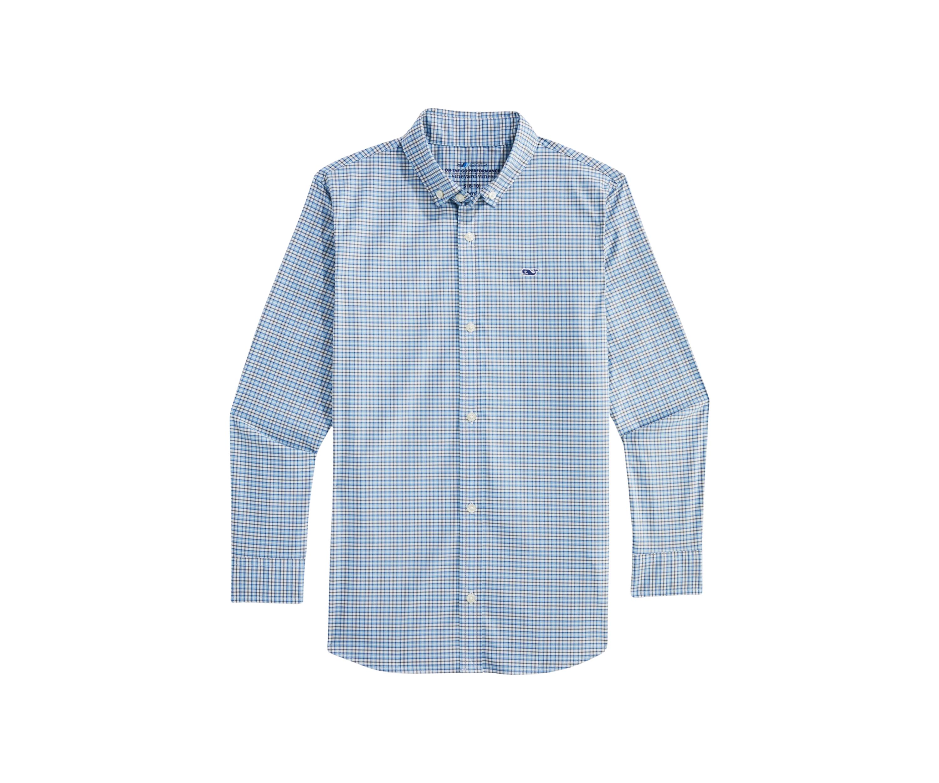 Boys 8-20 Long Sleeve Plaid Dress Shirt 