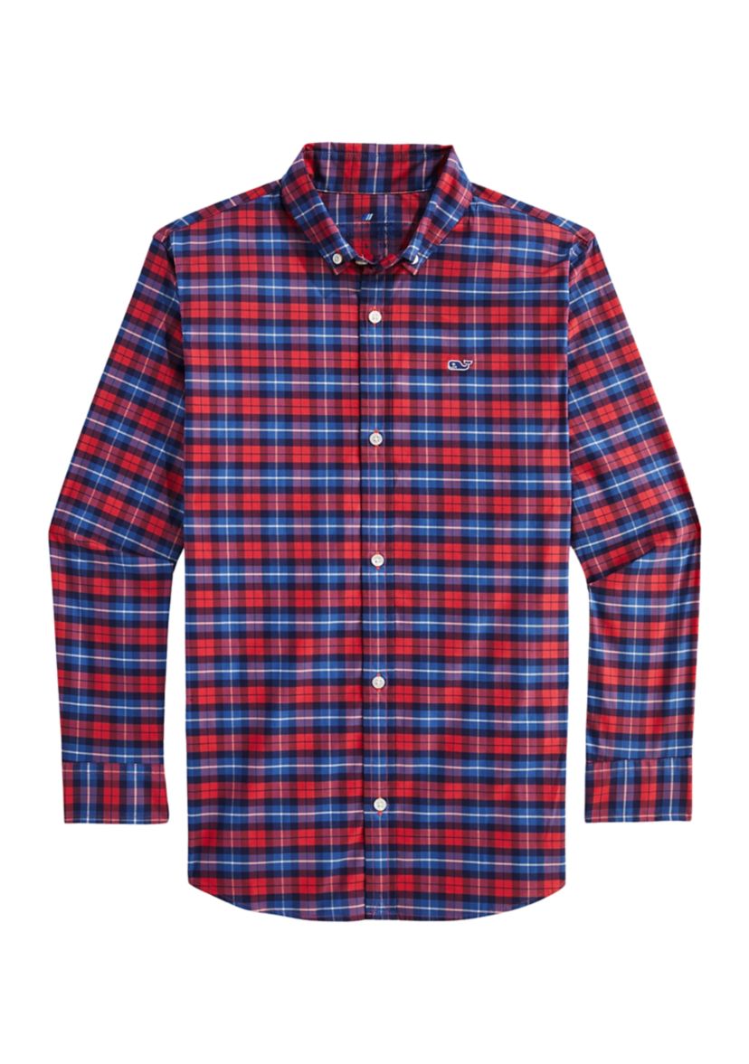 Boys 8-20 Plaid On the Go Brrr Shirt