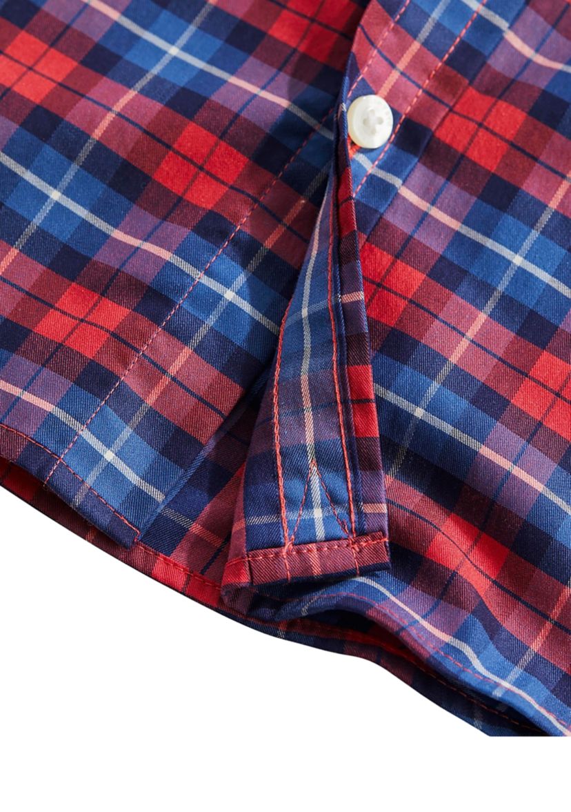 Boys 8-20 Plaid On the Go Brrr Shirt