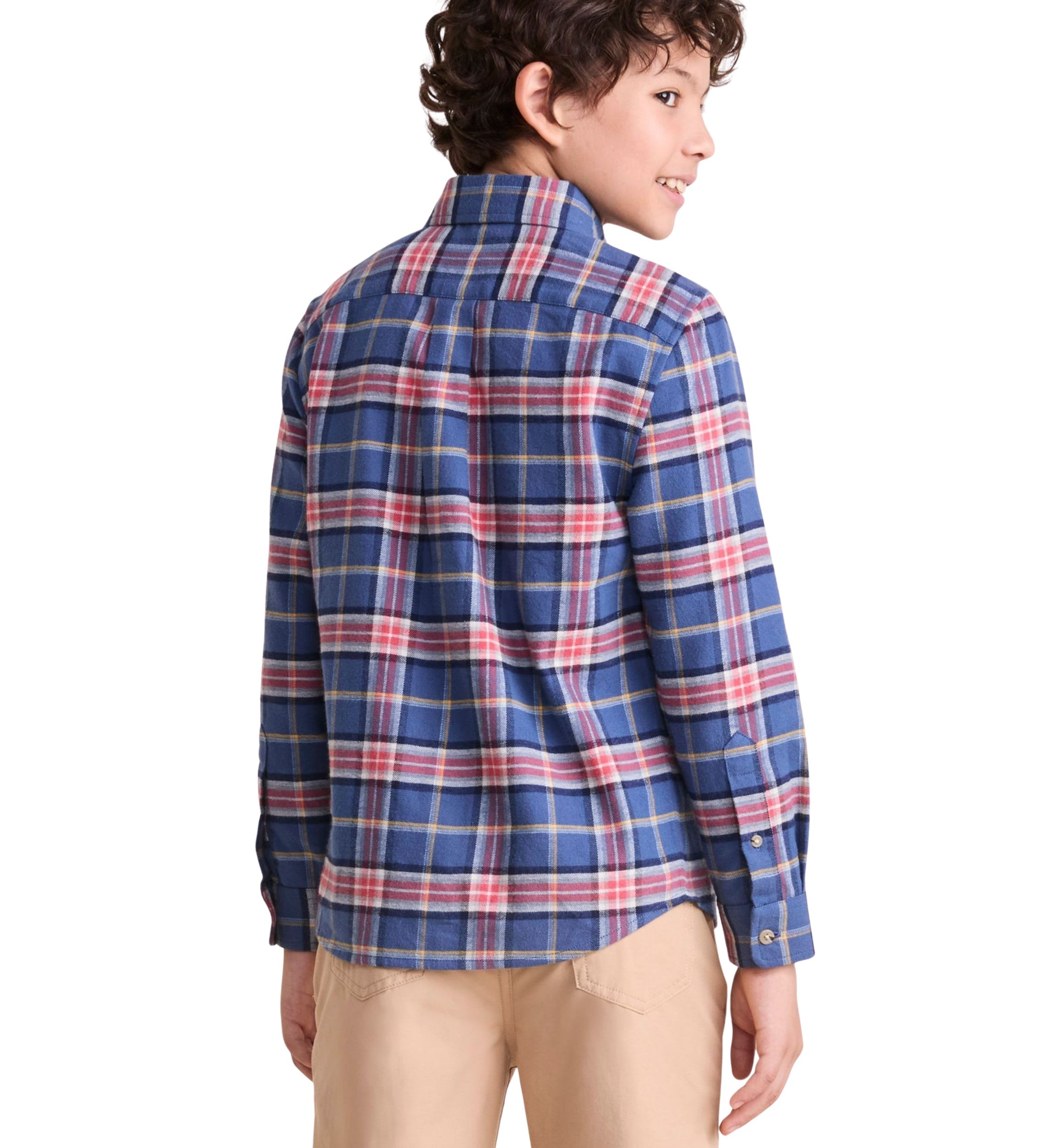 Boys 8-20 Brushed Flannel Shirt