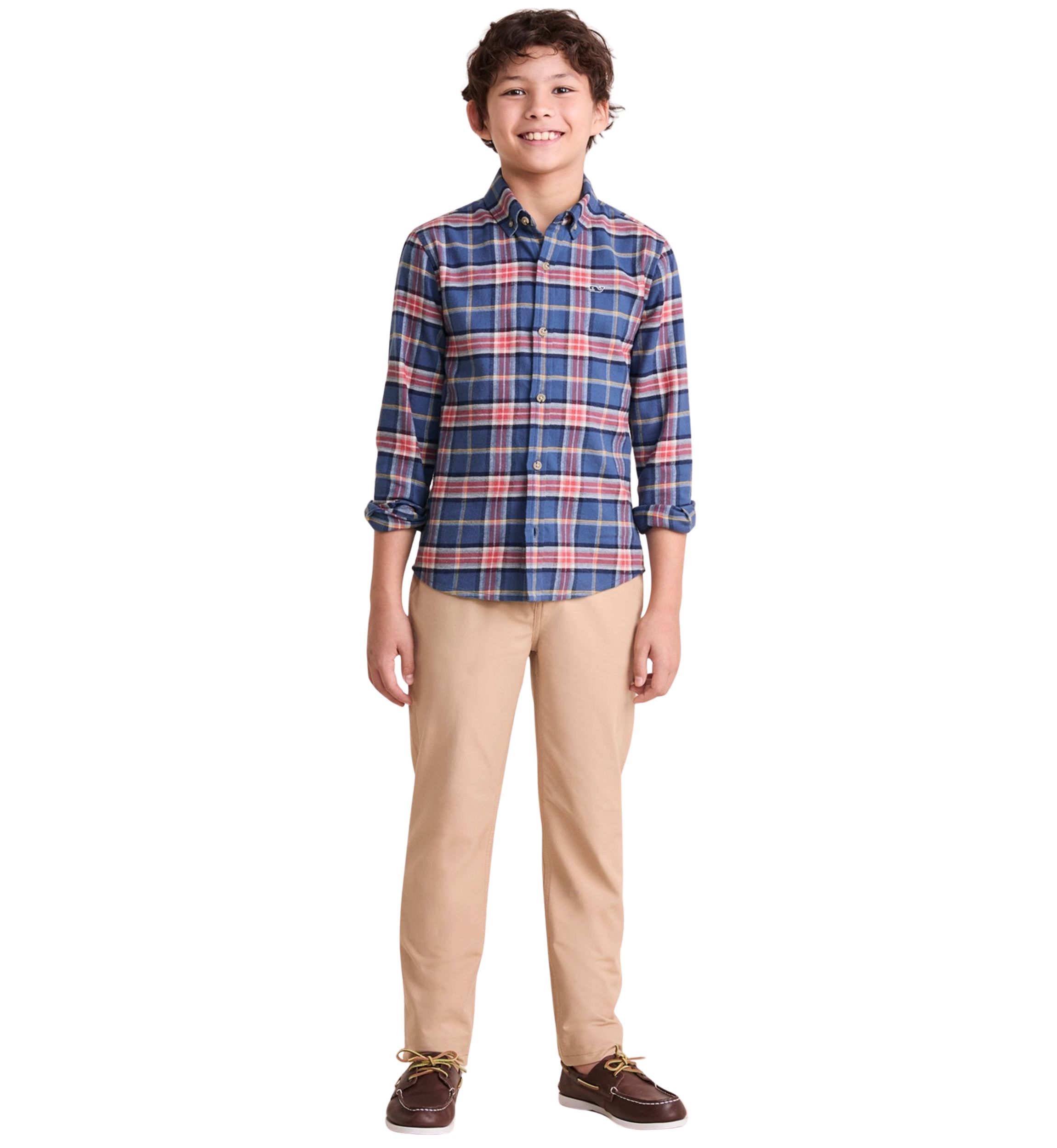 Boys 8-20 Brushed Flannel Shirt