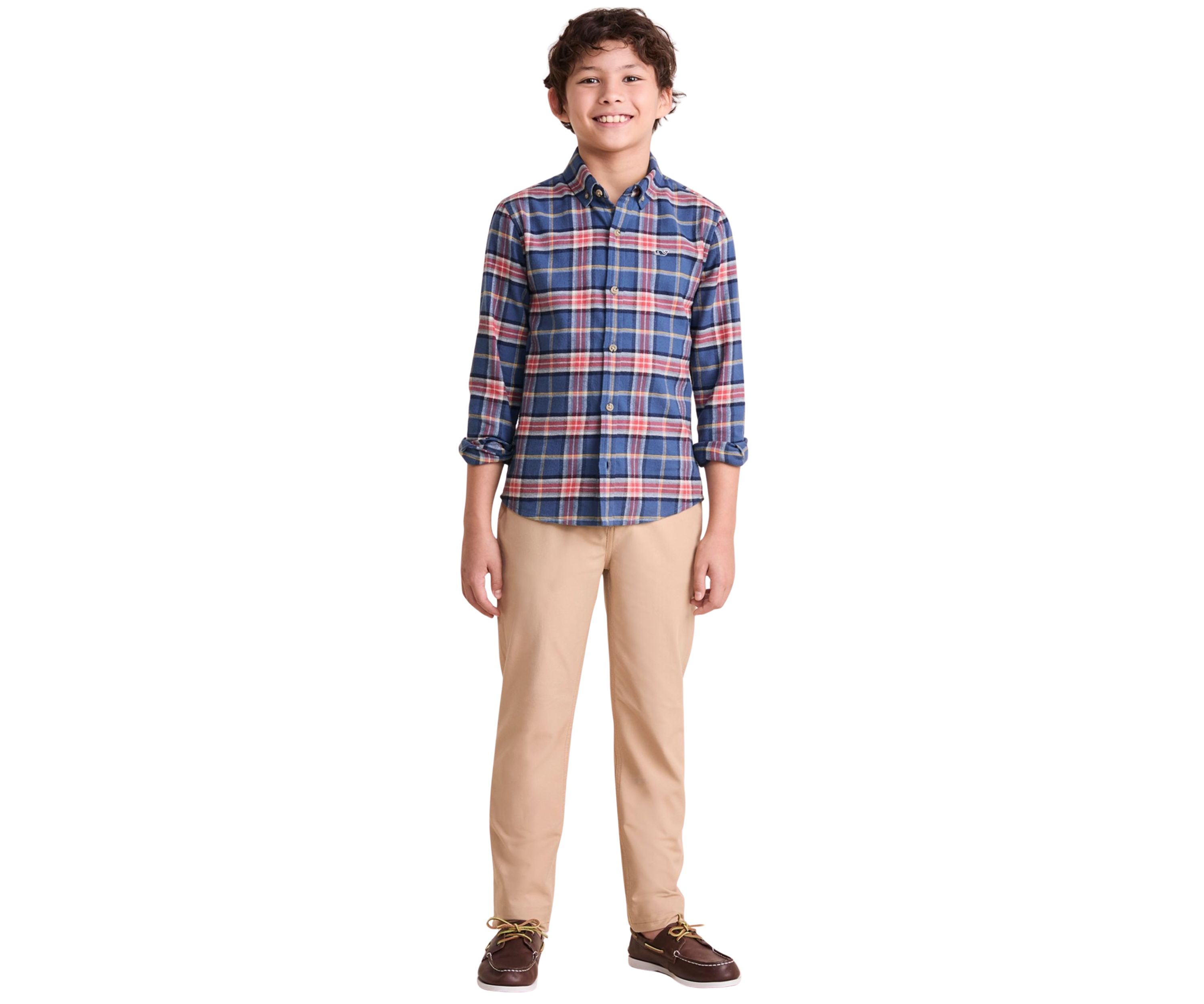 Boys 8-20 Brushed Flannel Shirt